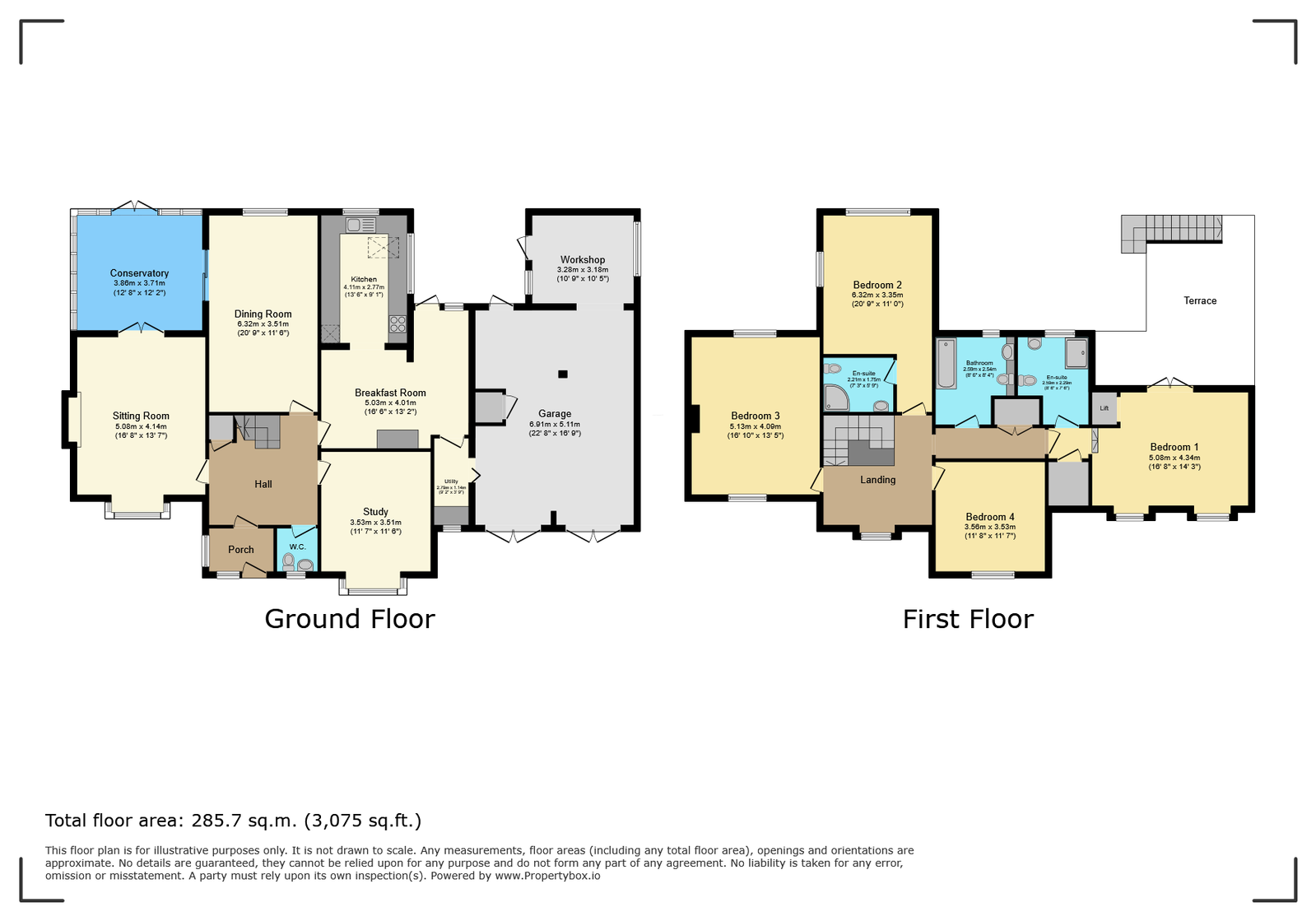 Riverview House, Main Street, York floorplan