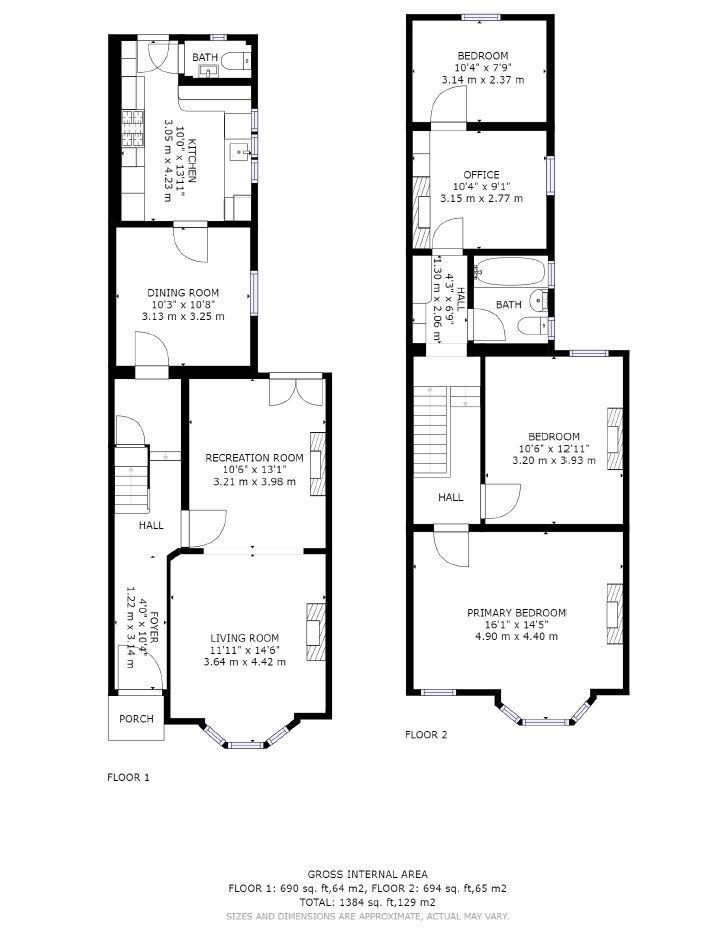 183, Ongar Road, Essex floorplan