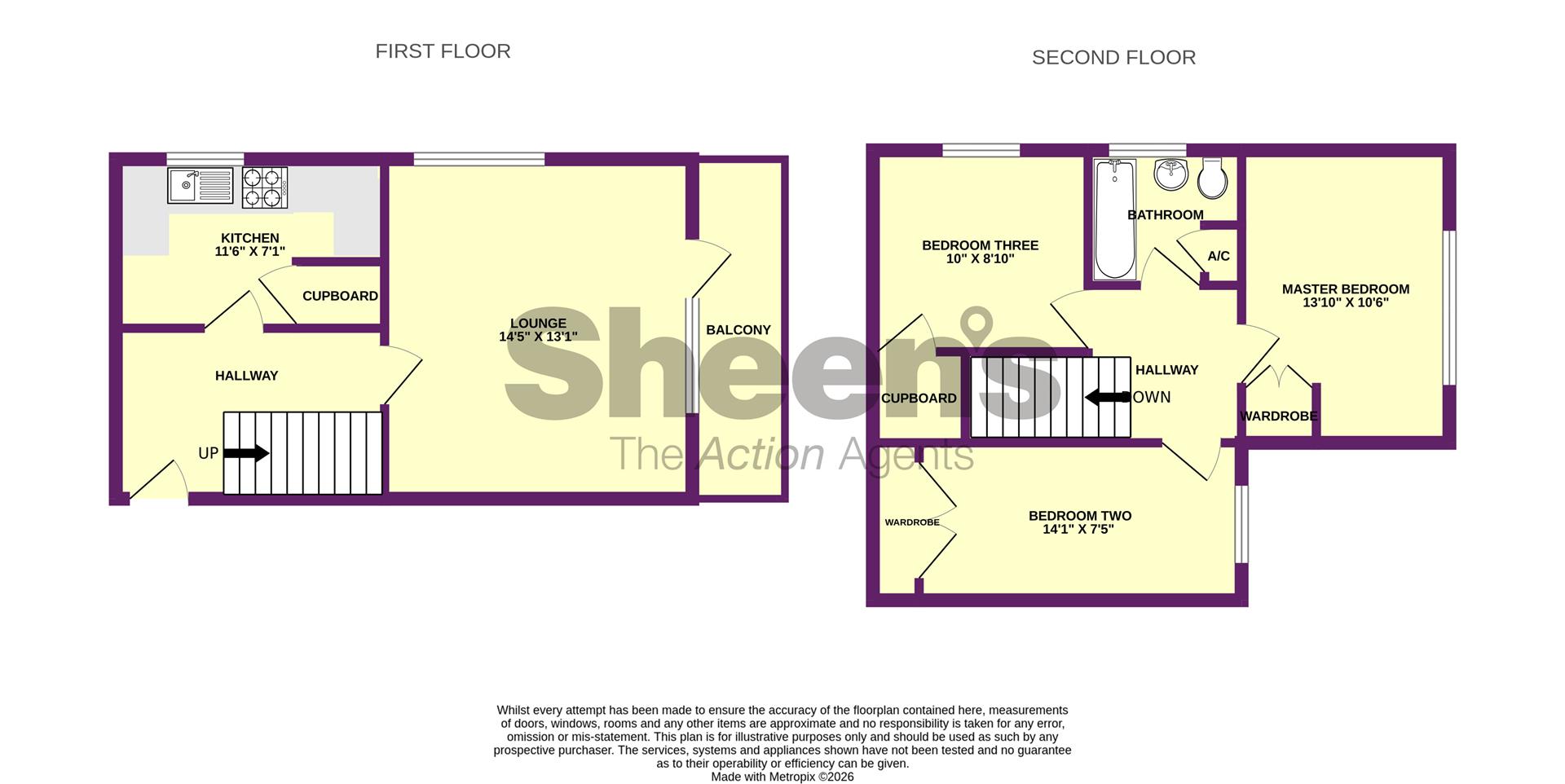 11, Darcy House, Spendells Close, Walton On The Naze floorplan