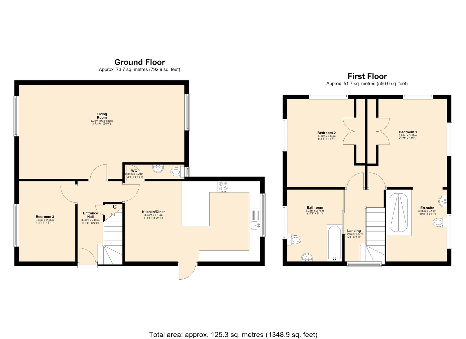 26, Daniels Lane, Skelmersdale floorplan