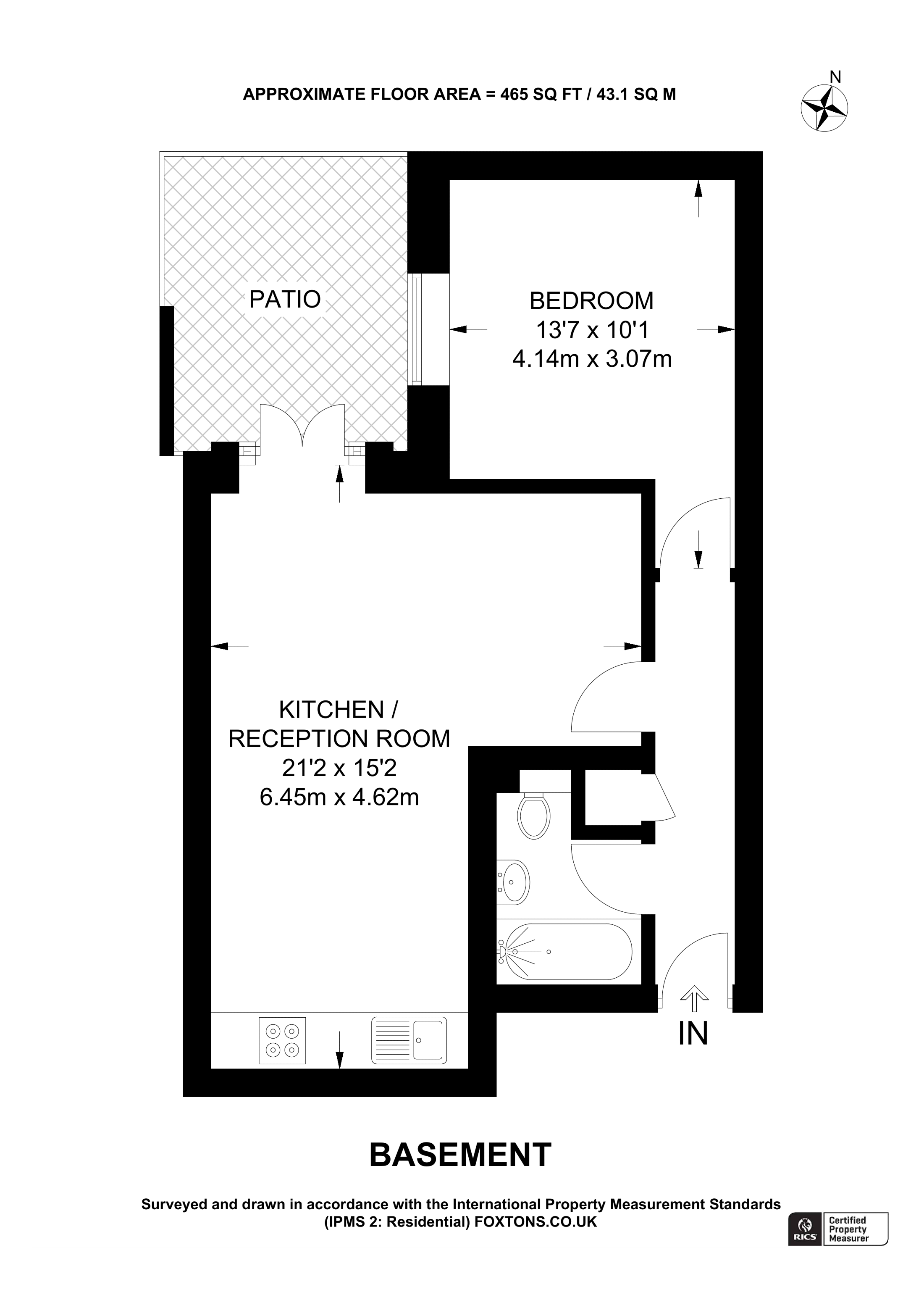 Orsett Terrace, Paddington, London W2, 1 bedroom flat for sale