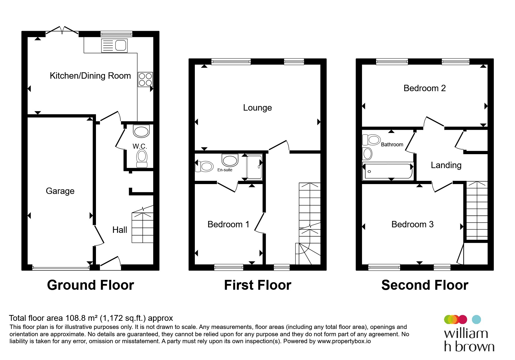 12, Bluebell Mews, CASTLEFORD floorplan