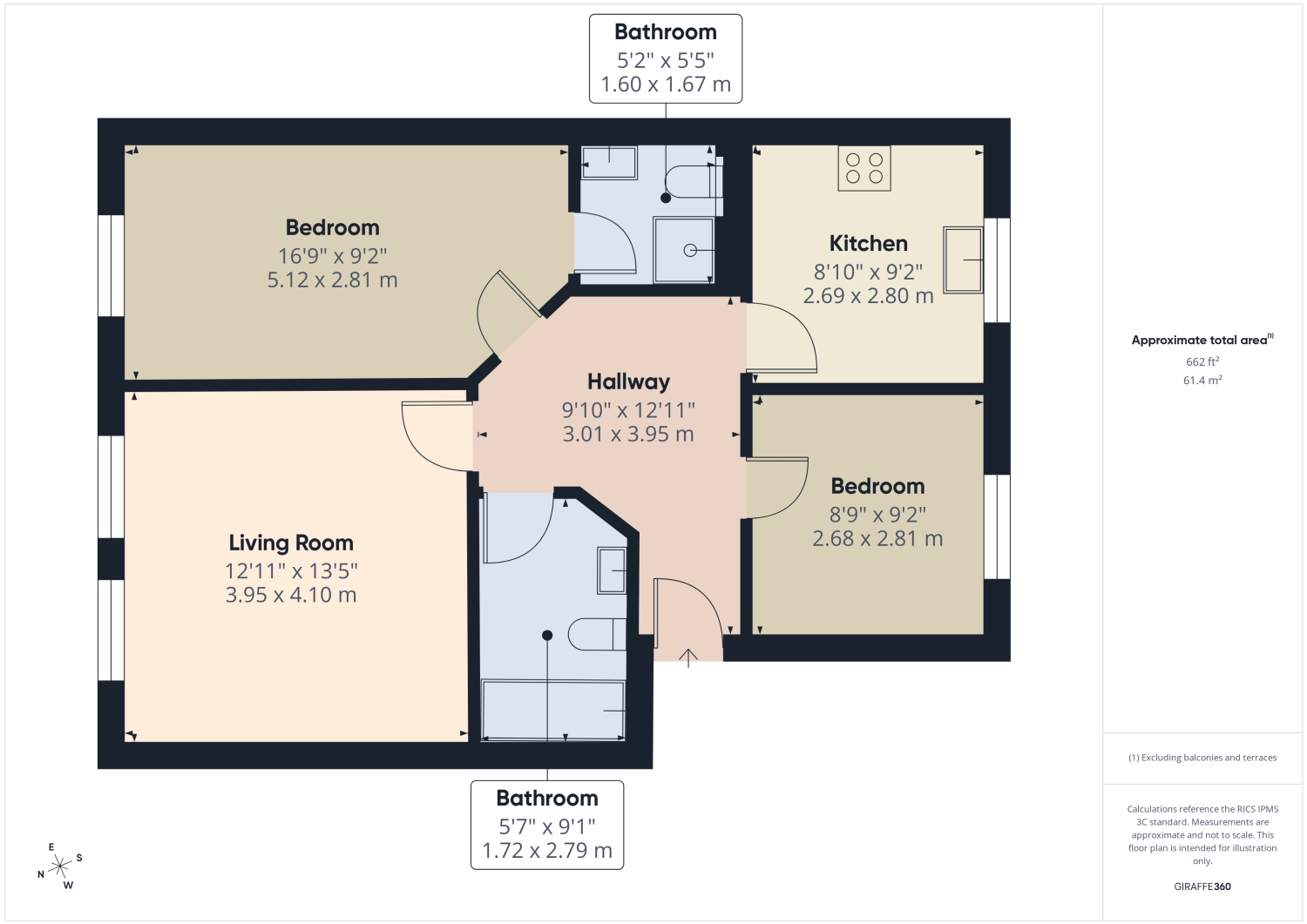 Wallace Apartments Sherborne Street, Cheltenham floorplan