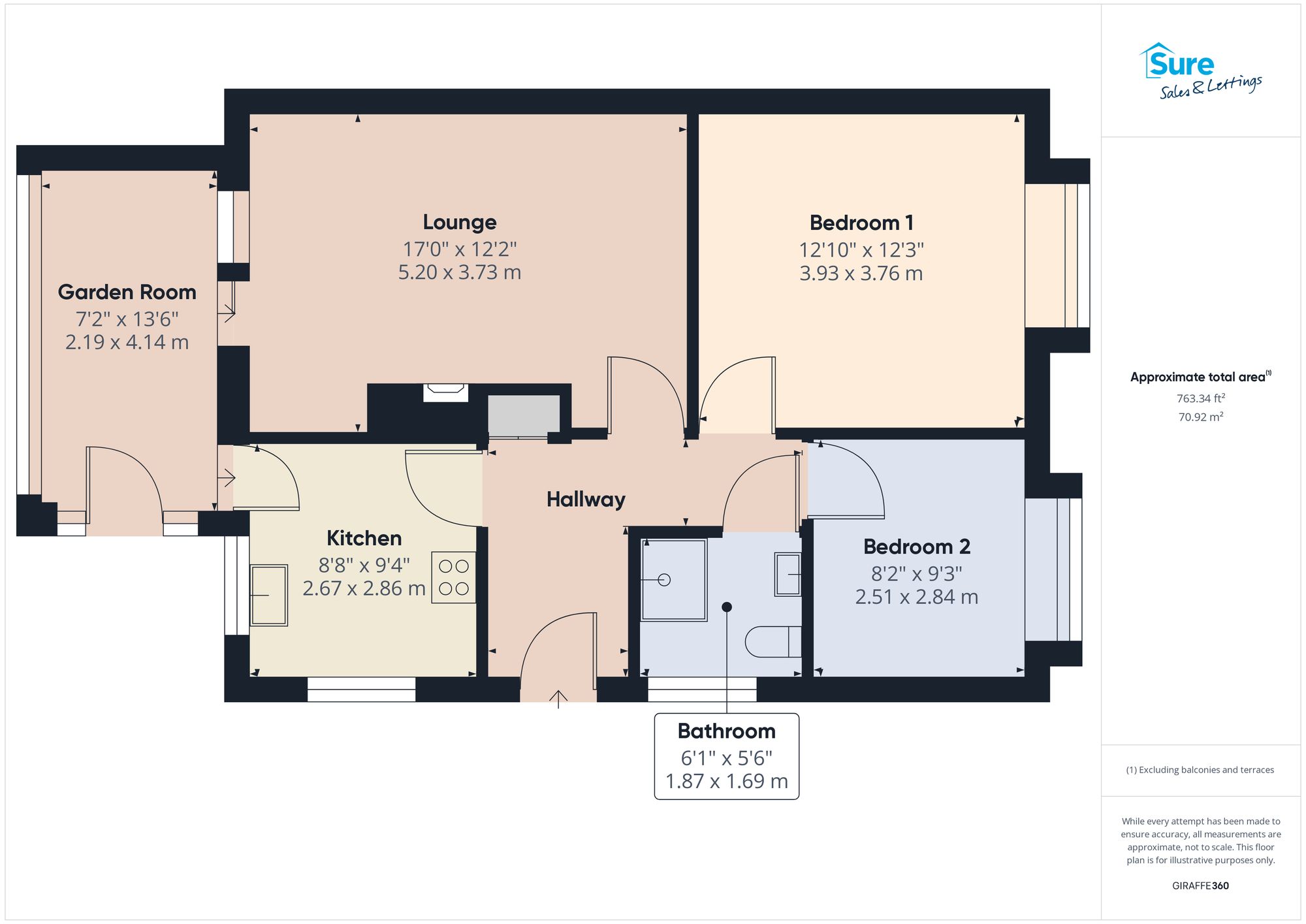 14 Bankfield Drive, Derby floorplan