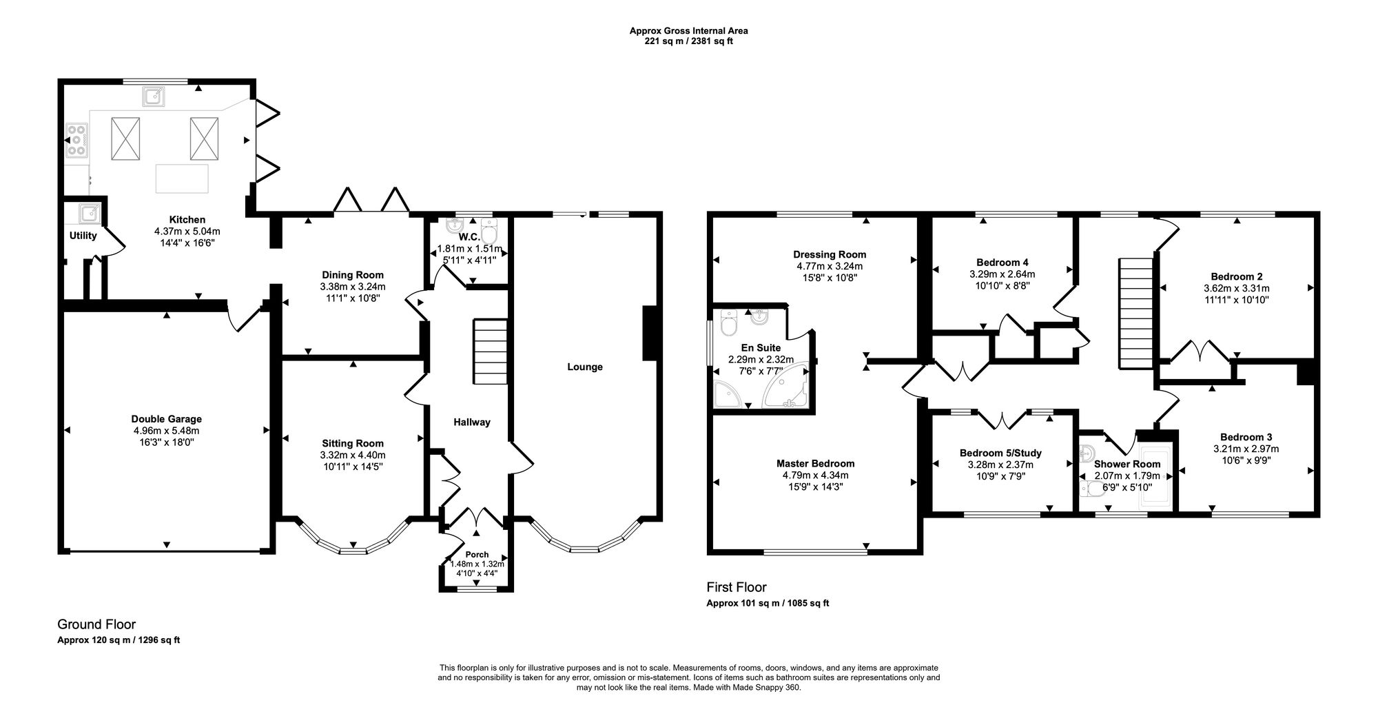 5 Rogers Lane, Bridgend floorplan