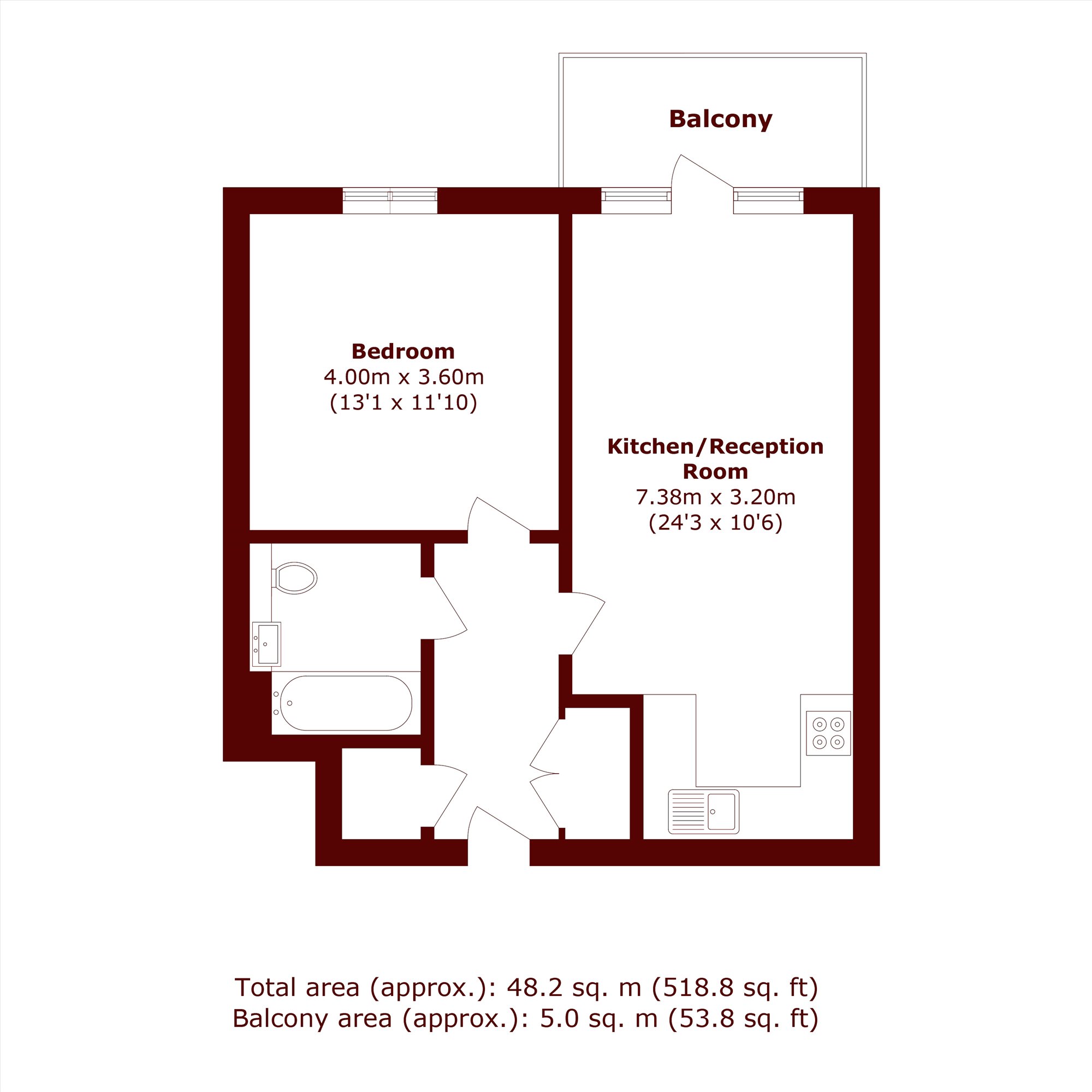 16 Buttercup House, 5, Springfield Drive, London floorplan