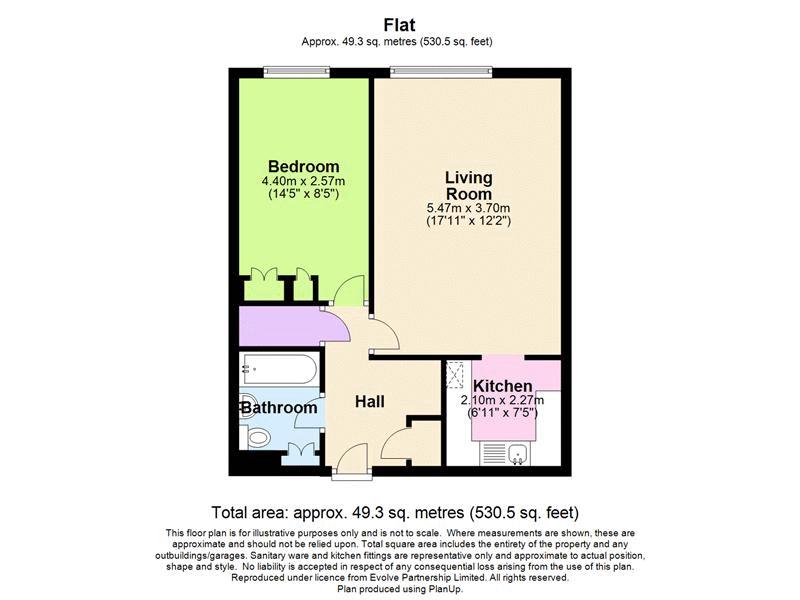 1 Bedrooms Flat for sale in Chesterton Court, Horsham RH13