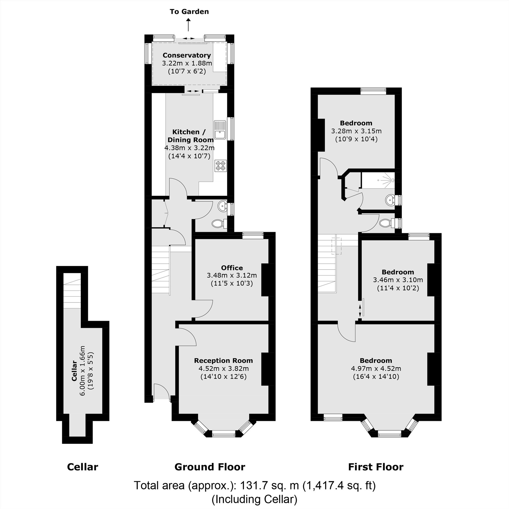 30, Bickersteth Road, London floorplan