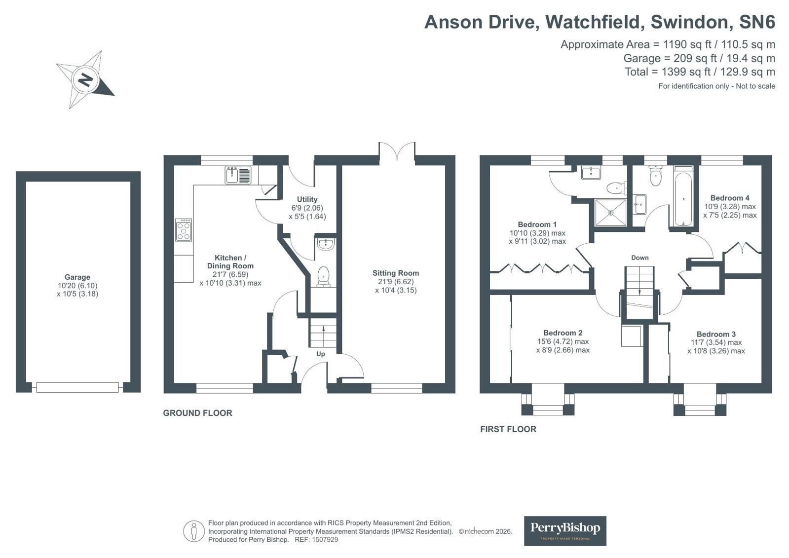 3, Anson Drive, Swindon floorplan