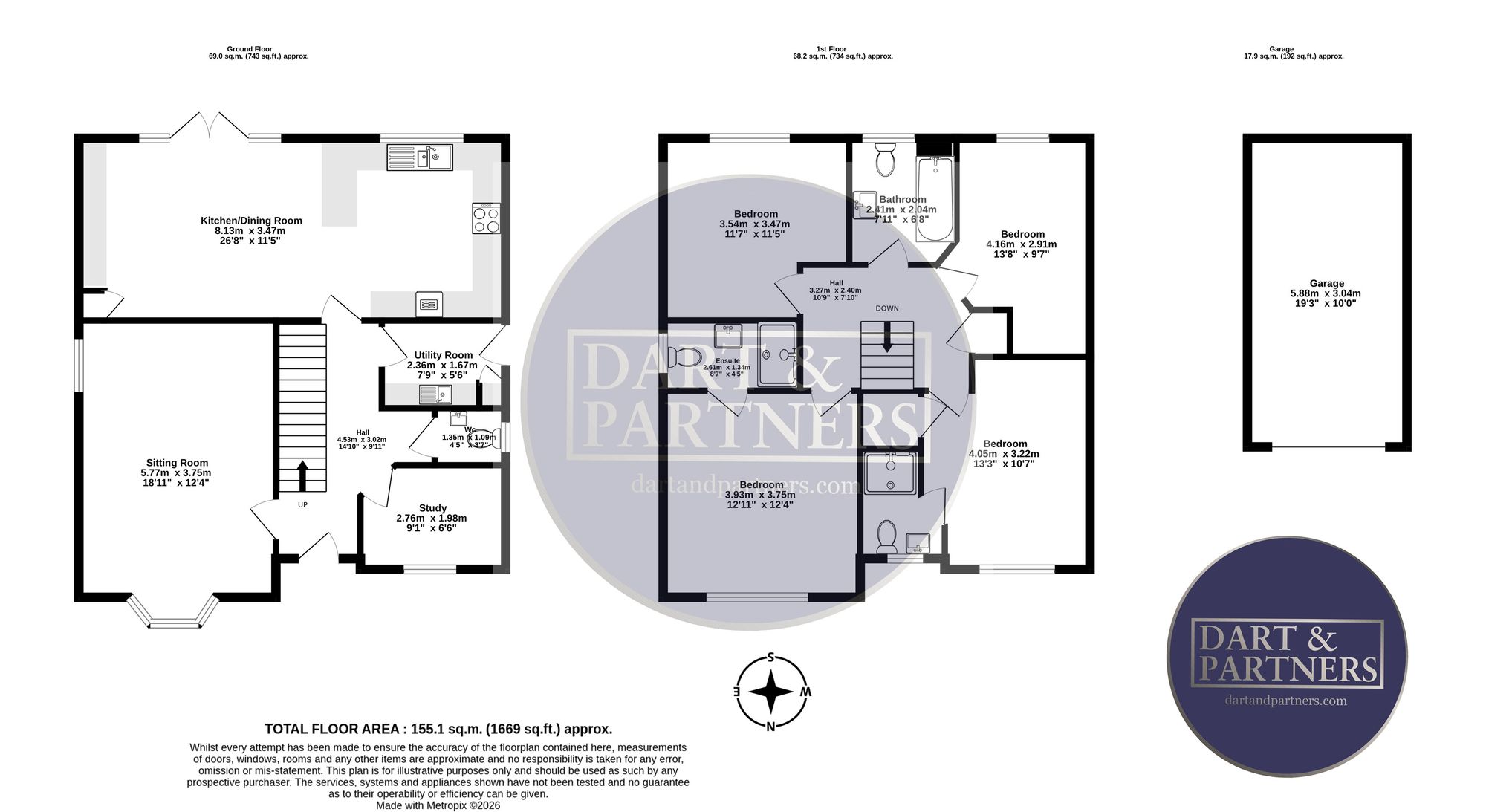 10 Magnolia Close, Dawlish floorplan