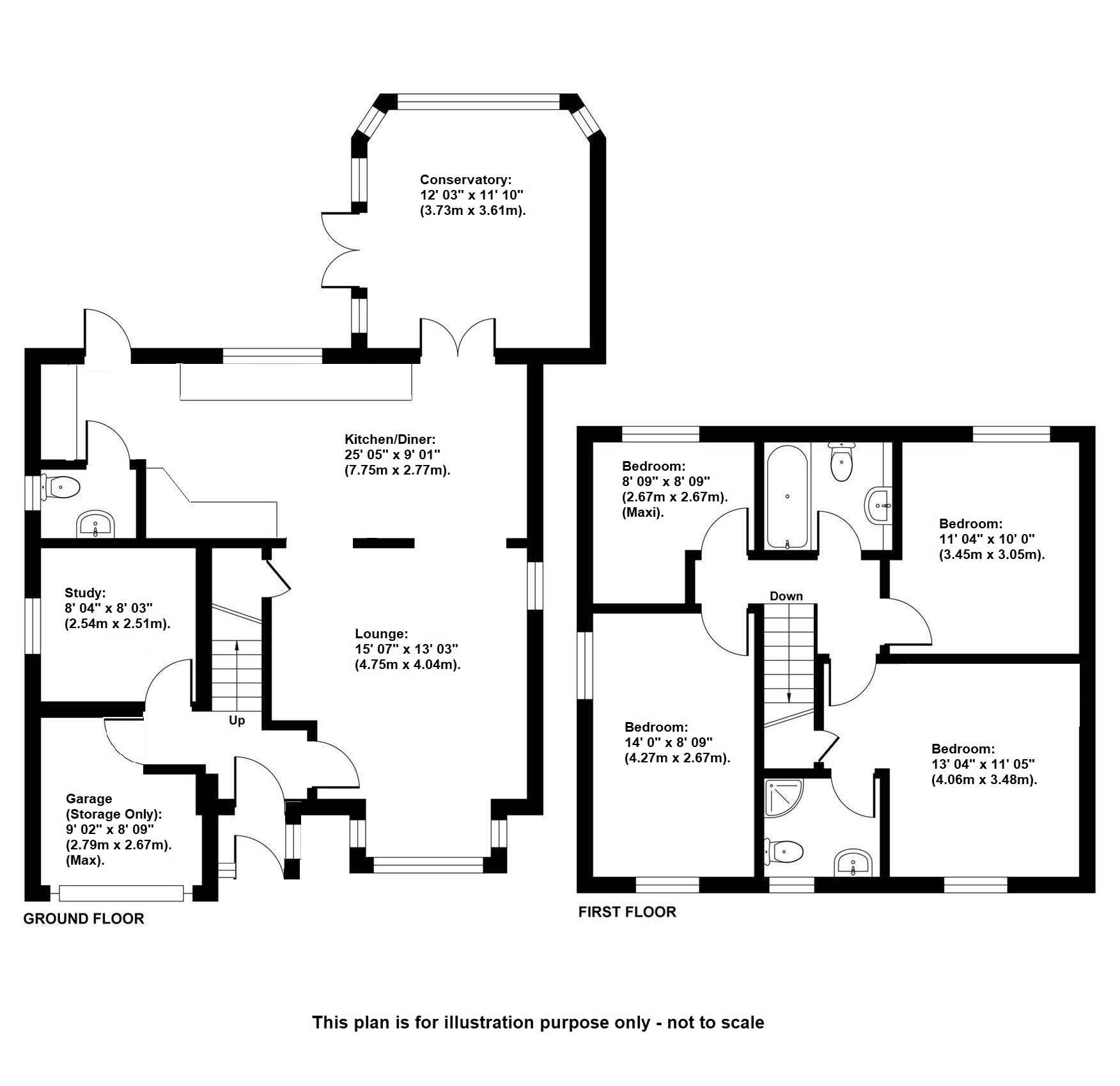 7, Holywell Close, Orpington floorplan
