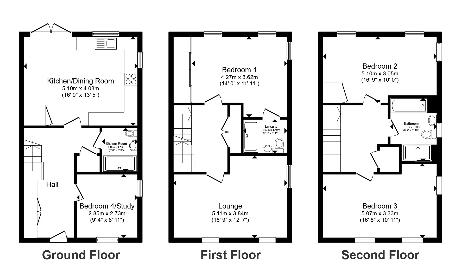 22, Tansley Road, Milton Keynes floorplan