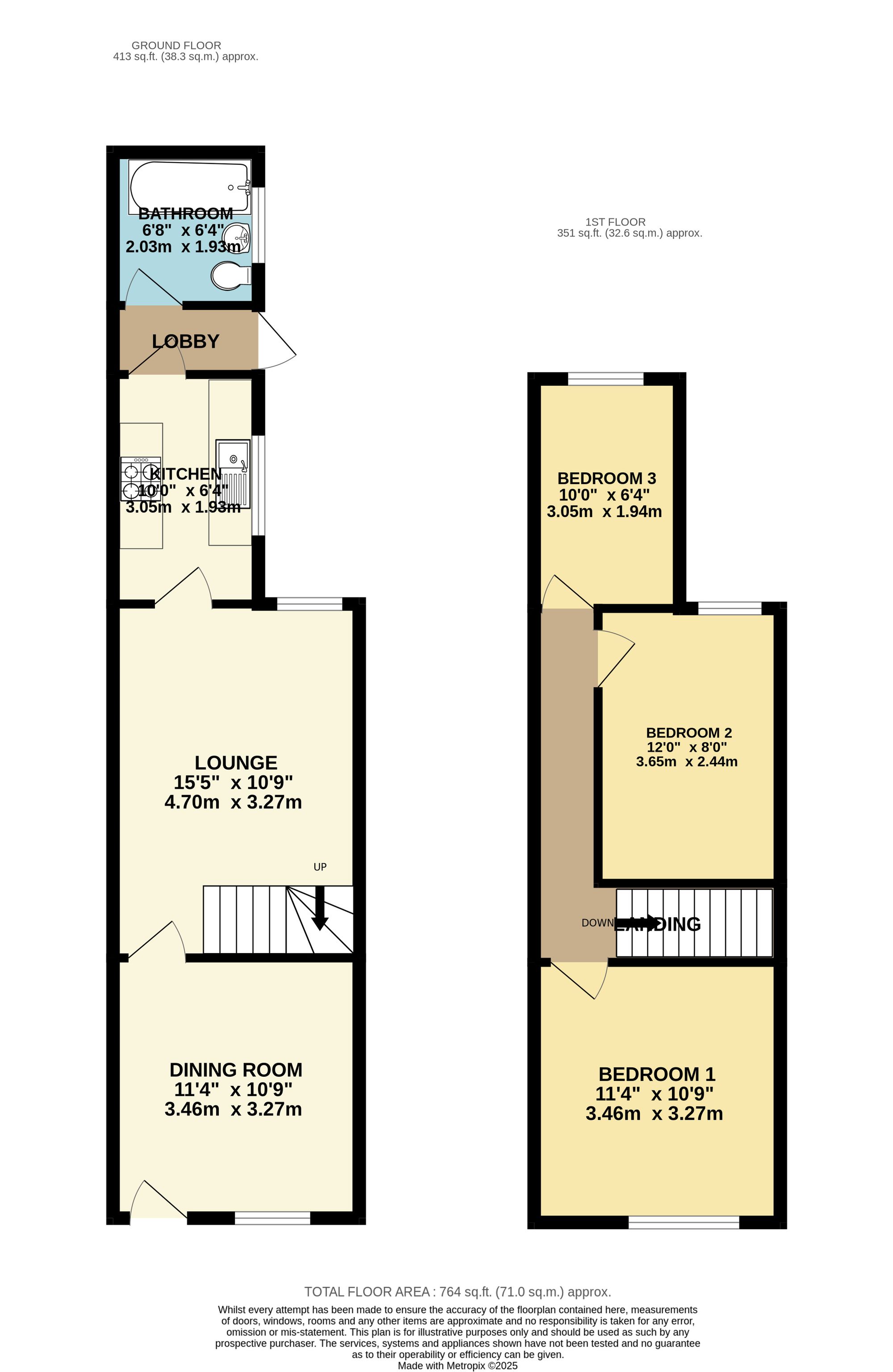 6 Florence Road, Leicester floorplan