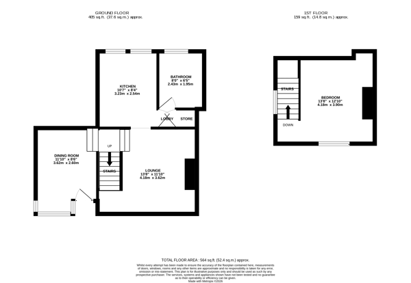 29A,, Chapel Street, Derbyshire floorplan