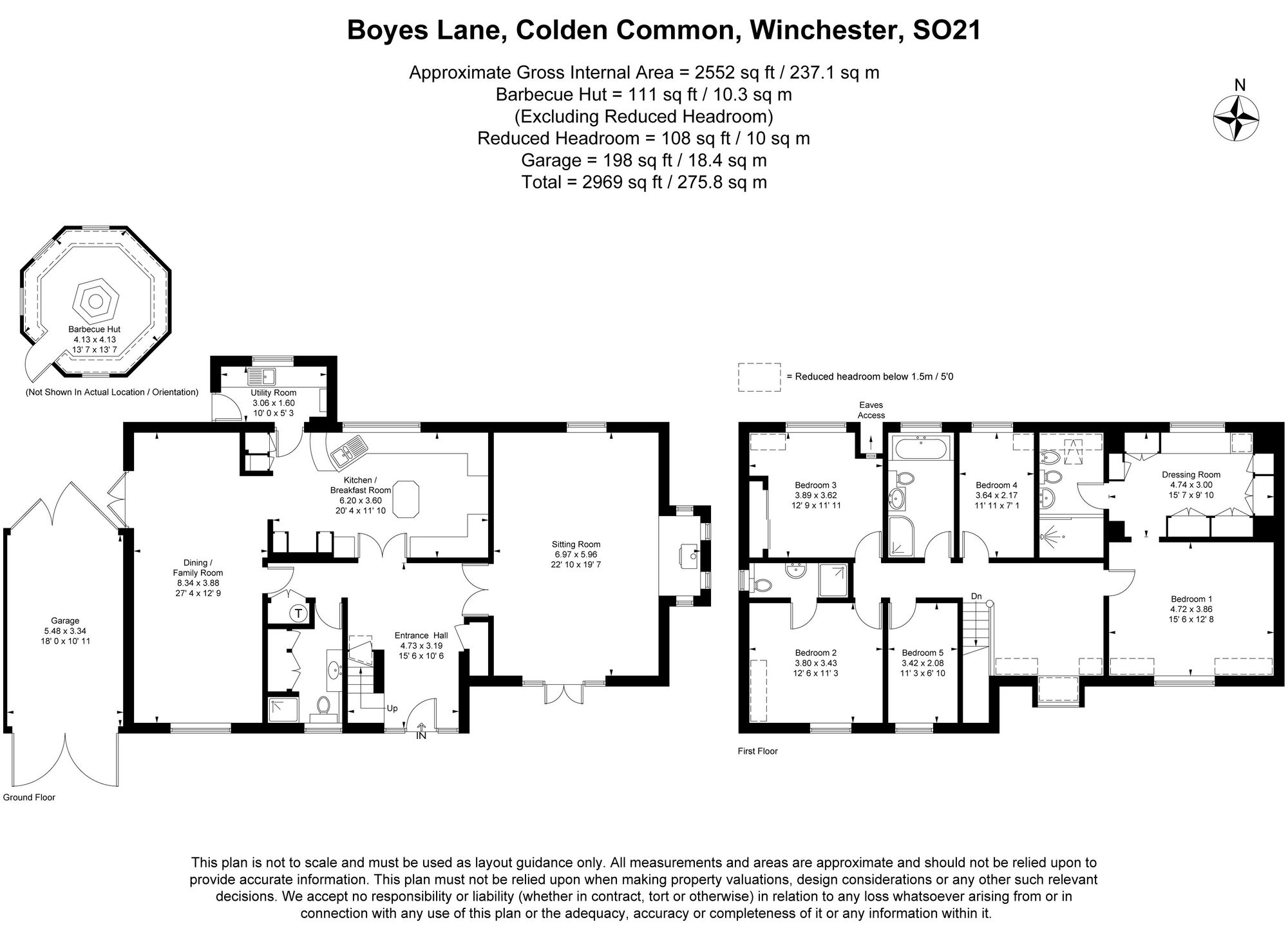 Oakwood House Boyes Lane, Winchester floorplan