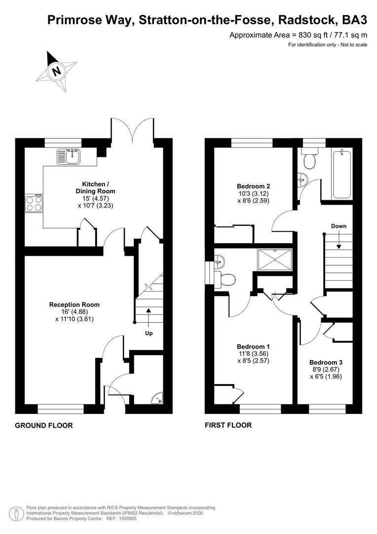 6, Primrose Way, Radstock floorplan