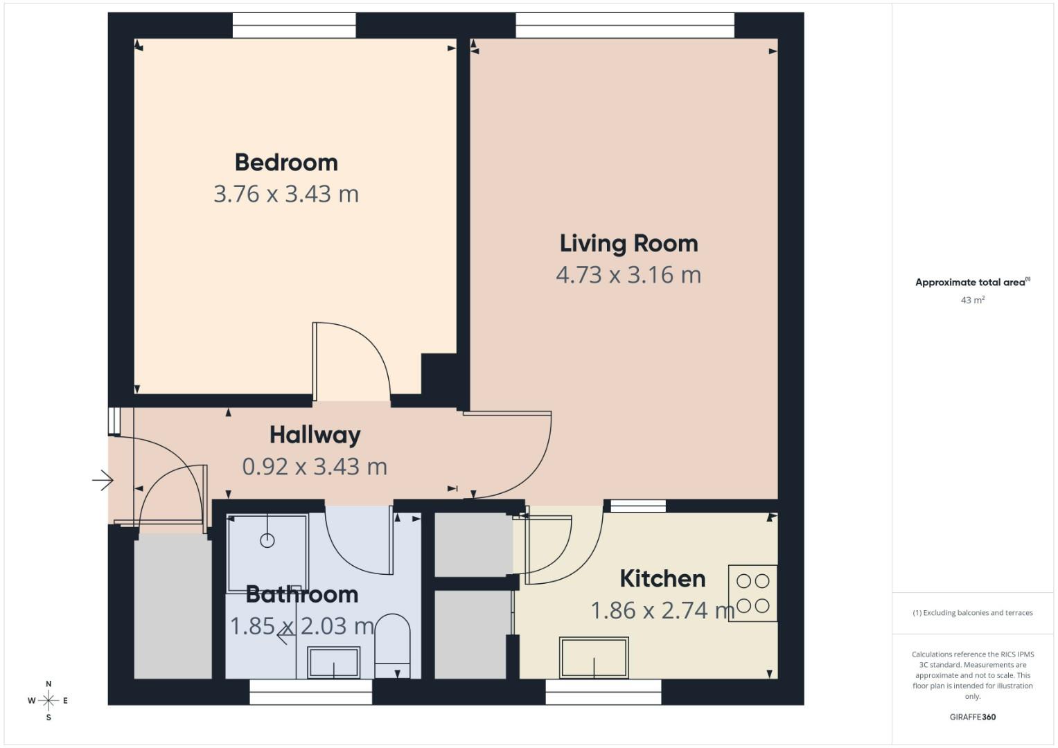 27, Cliffe Gardens, Shipley floorplan