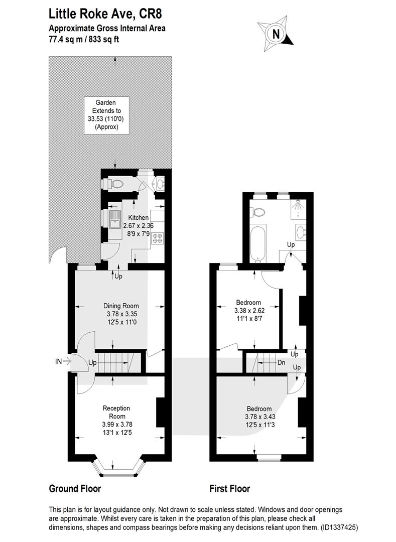 57, Little Roke Avenue, Kenley floorplan