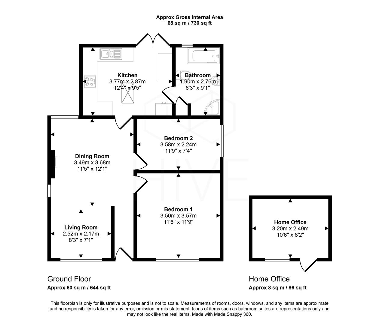 220, Columbia Road, Bournemouth floorplan