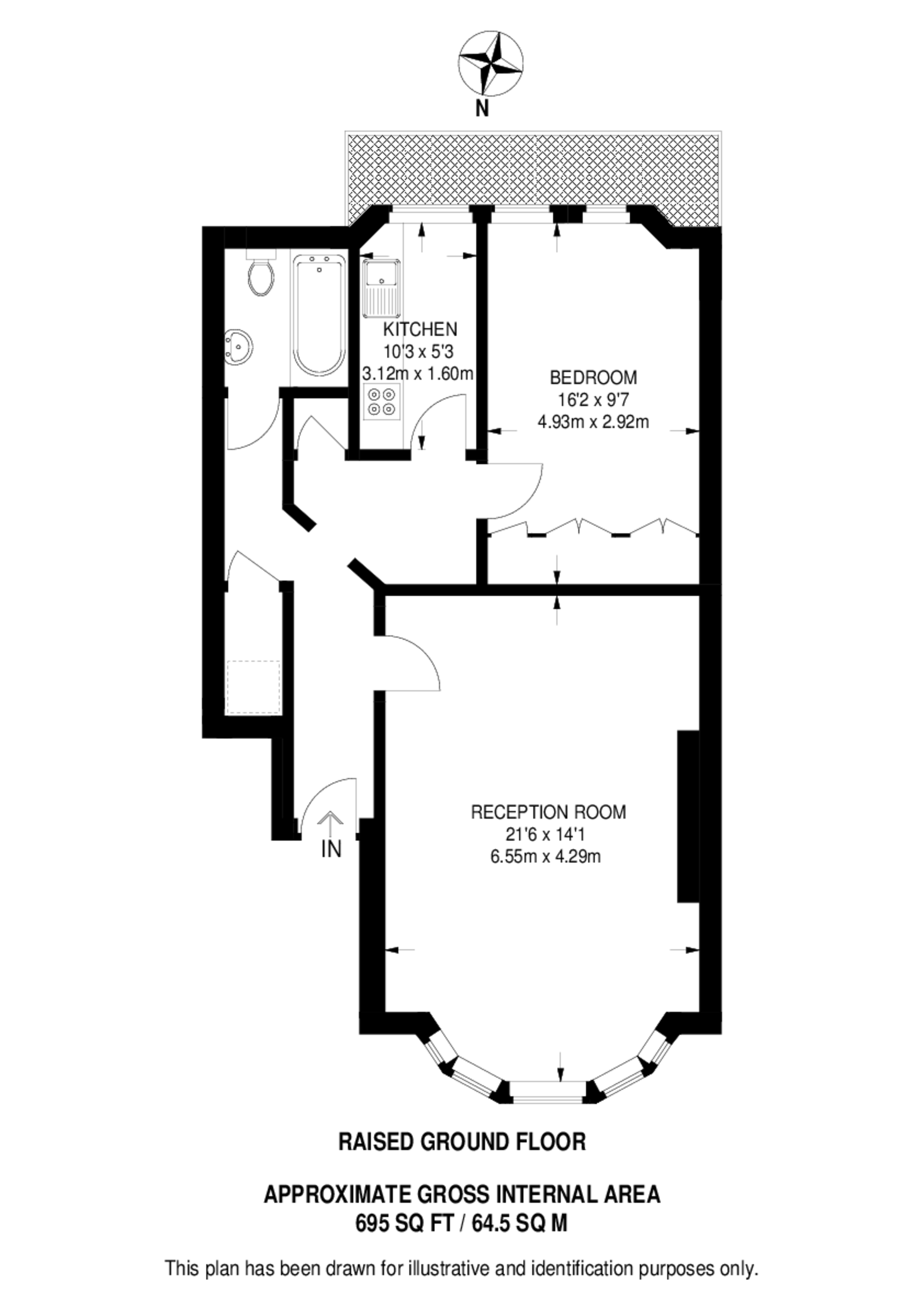 Elsham Road, Olympia floorplan