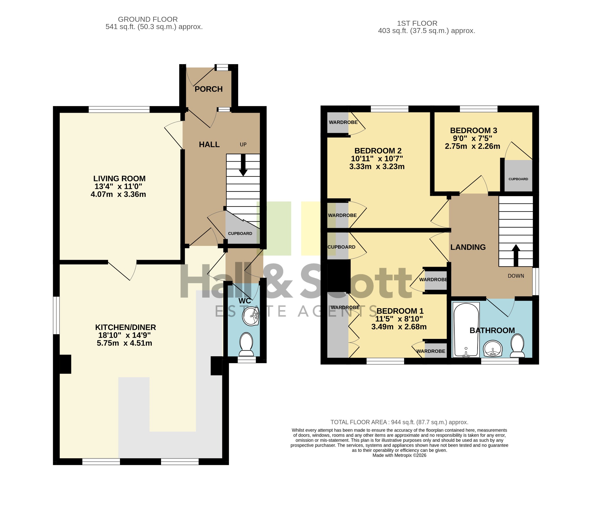3 Patteson Drive, Ottery St Mary floorplan