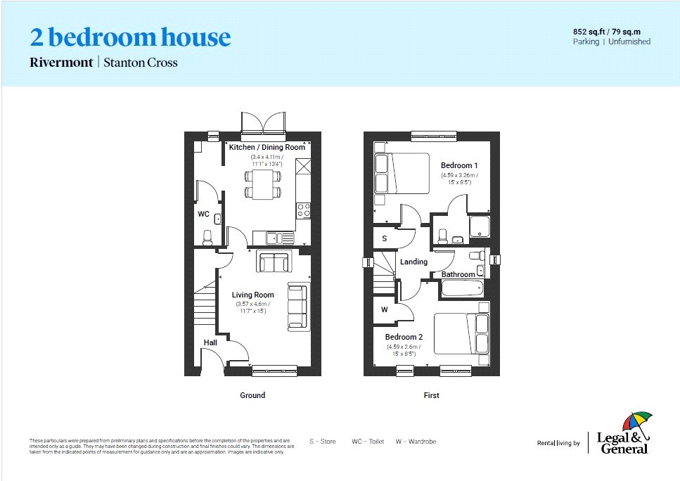 40, Tillage Road, Northamptonshire floorplan