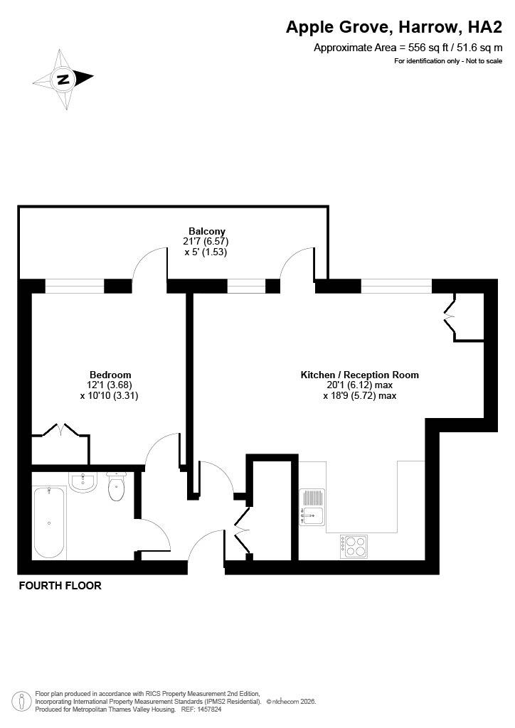 Pearmain House Apple Grove, Harrow floorplan