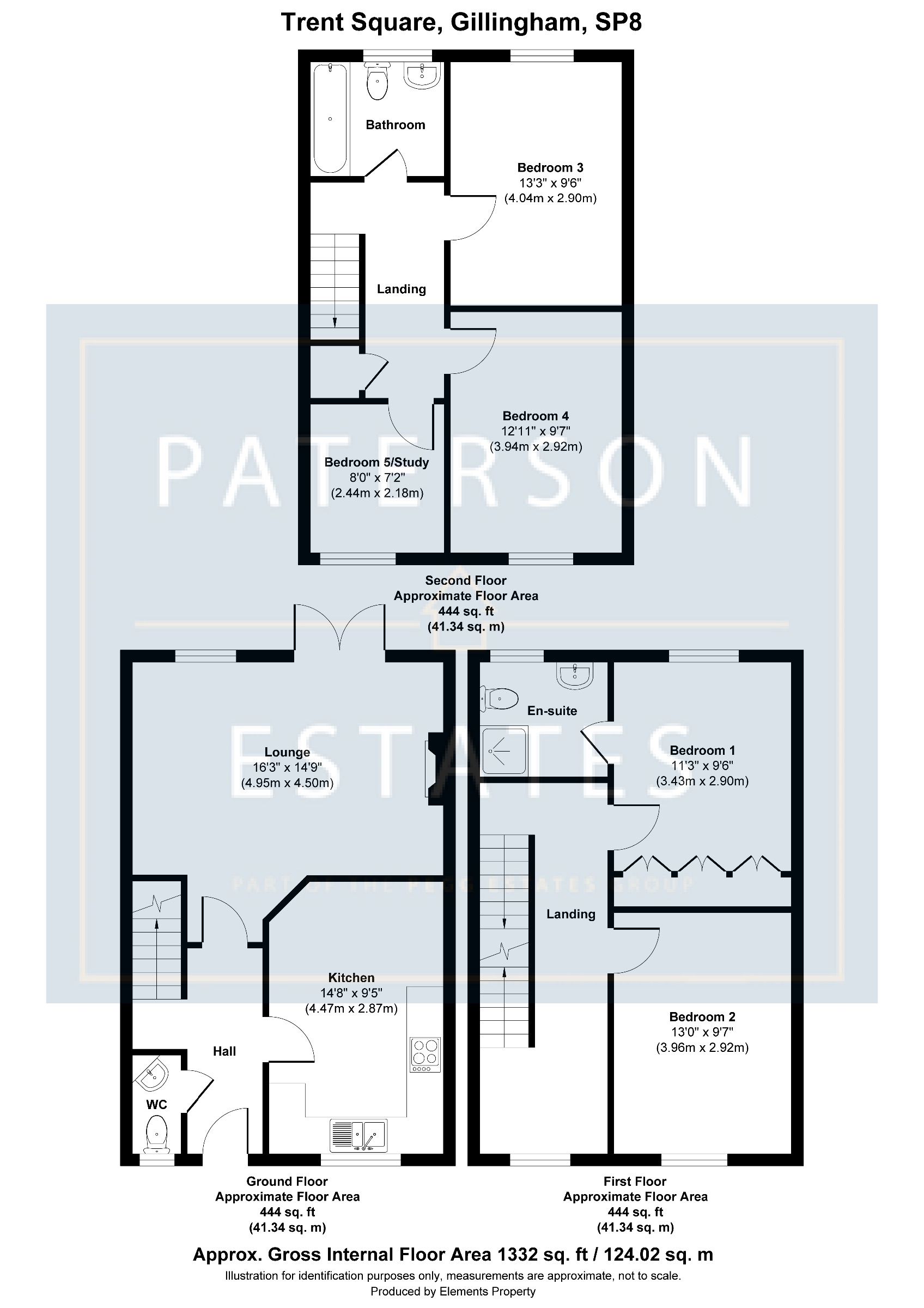 4 Trent Square, Gillingham floorplan