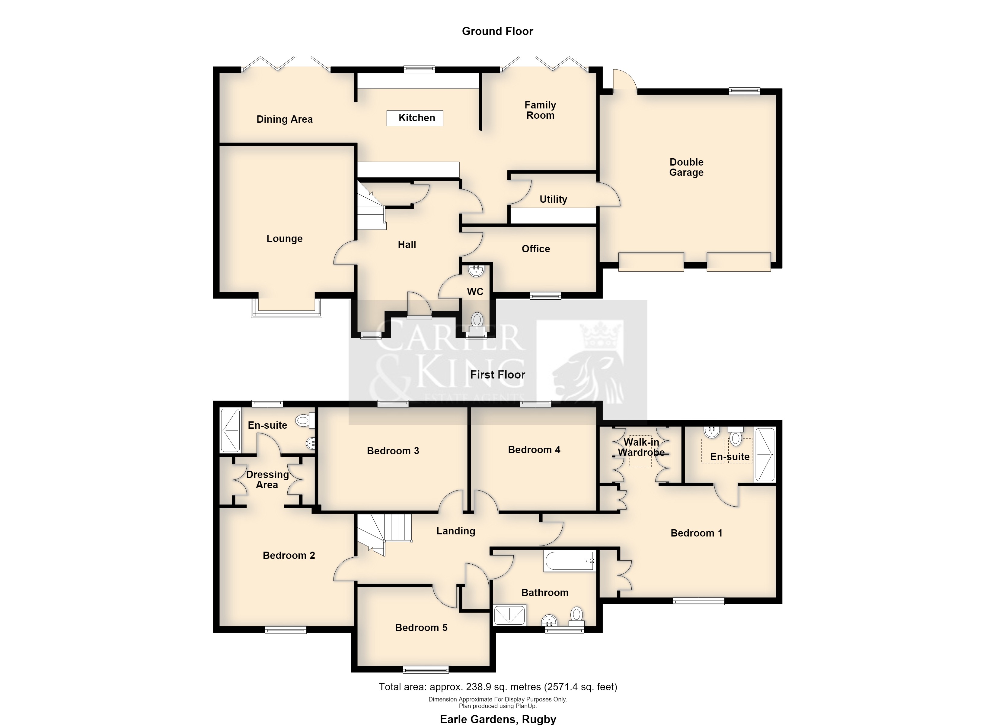 3, Earle Gardens, Rugby floorplan