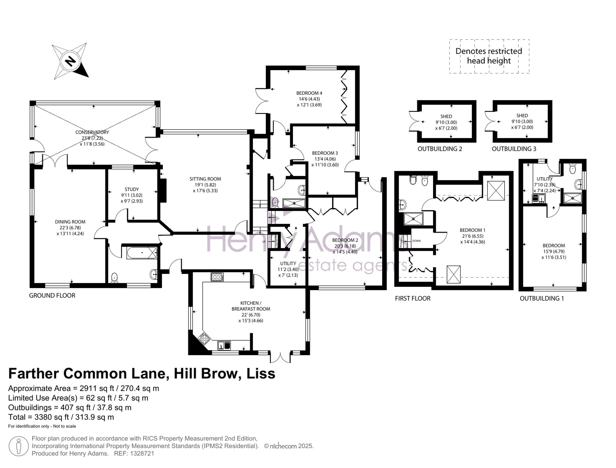 Acorn House Farther Common Lane, Liss floorplan
