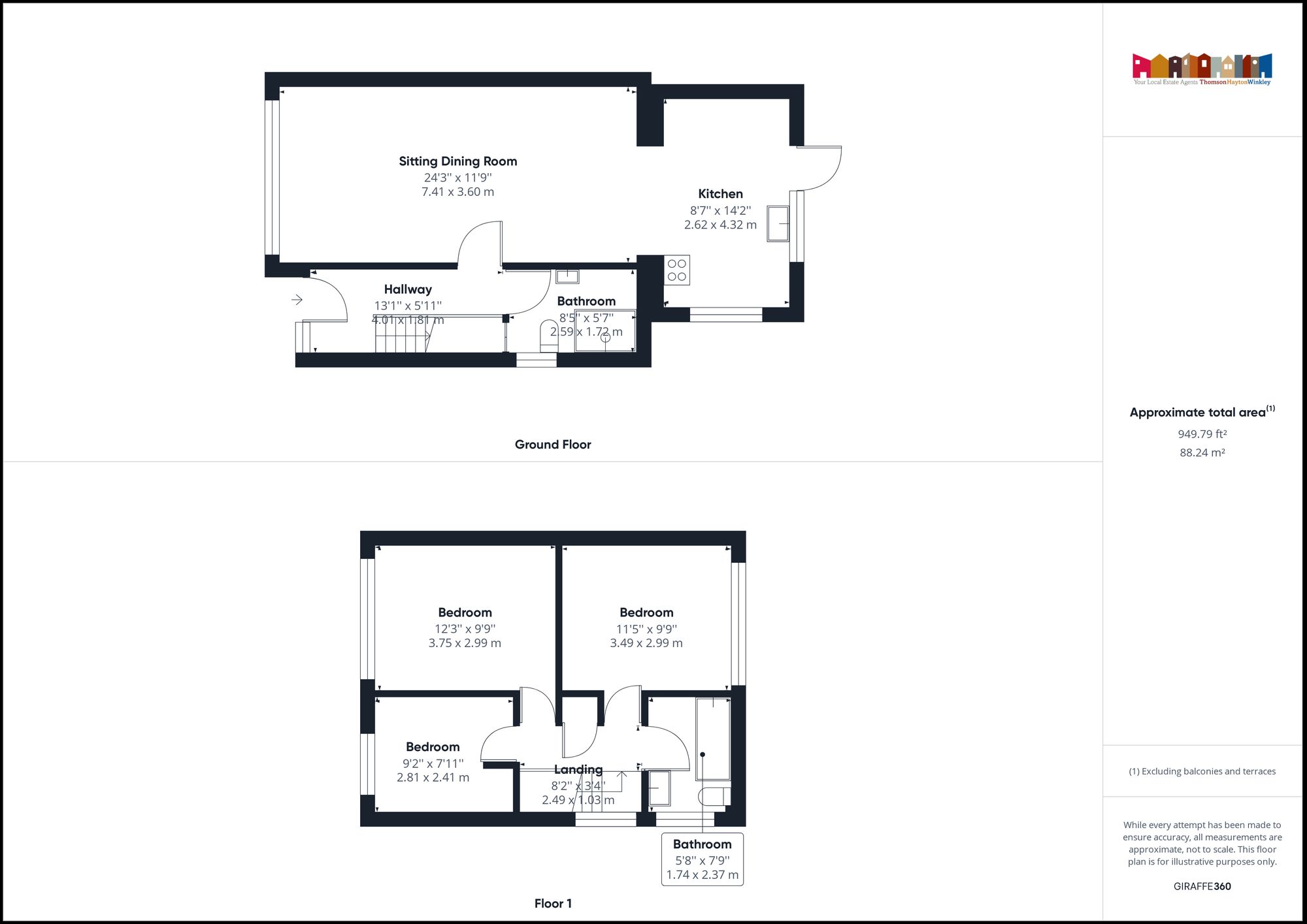72 Victoria Road North, Windermere floorplan