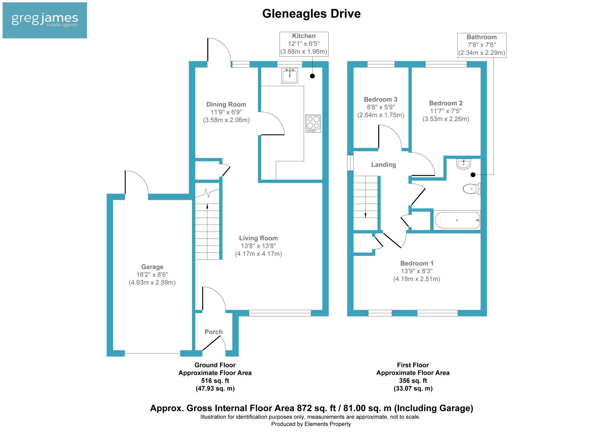 18, Gleneagles Drive, Farnborough floorplan