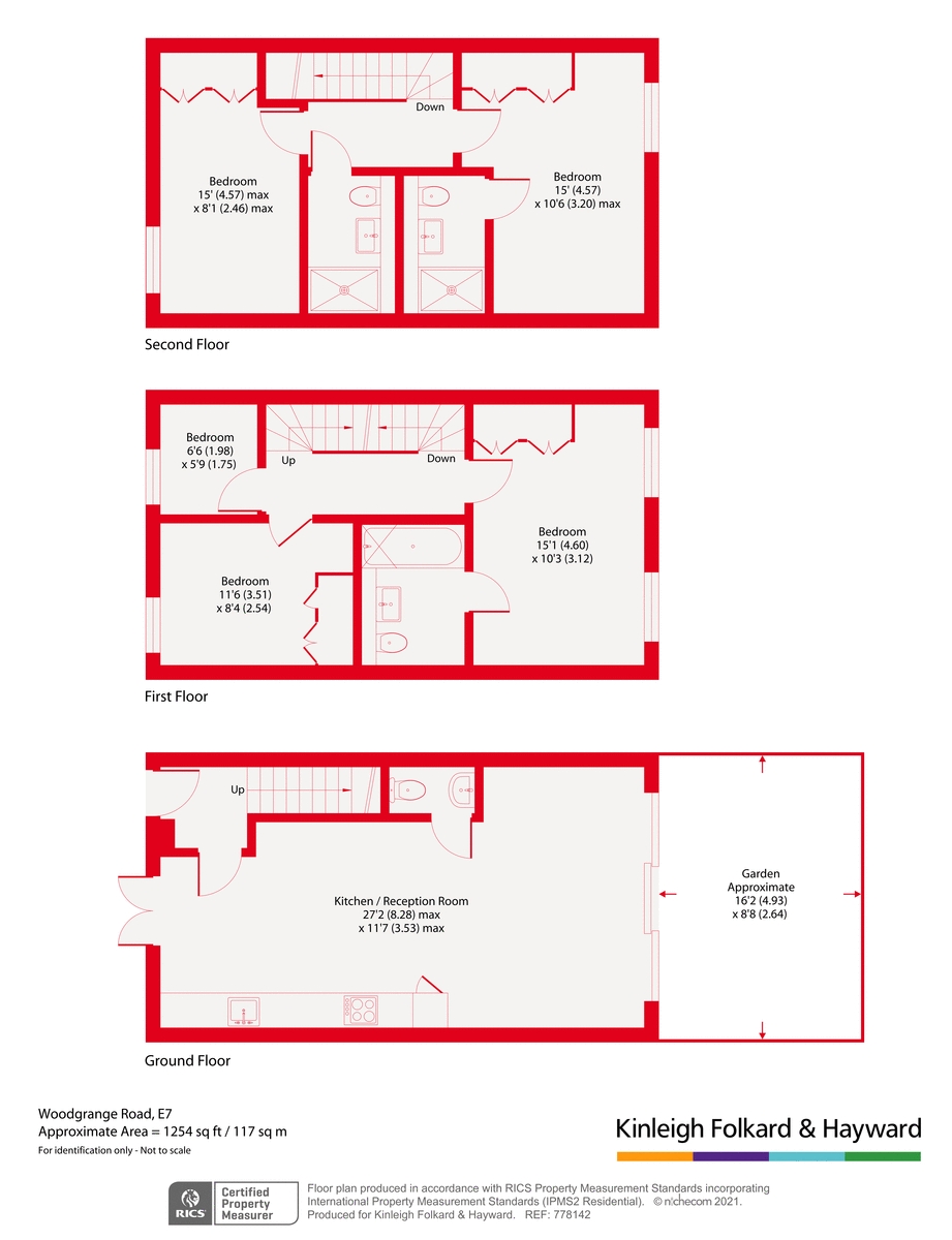 6 Wells Walk,, Woodgrange Road, London floorplan