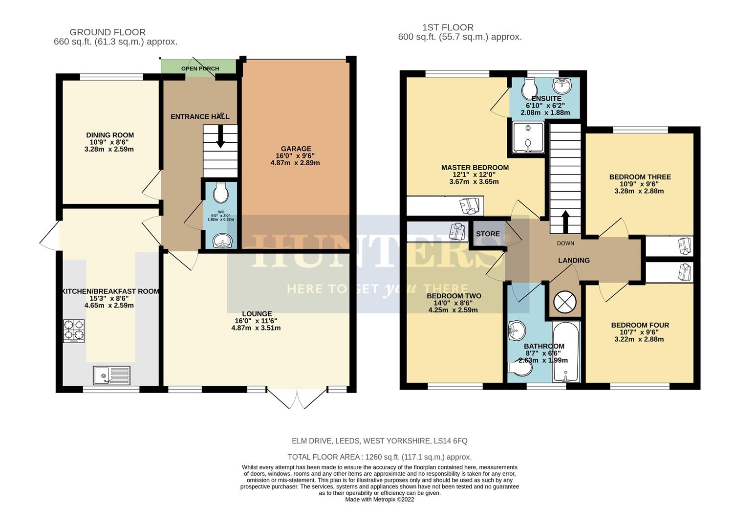 Elm Drive, Leeds floorplan
