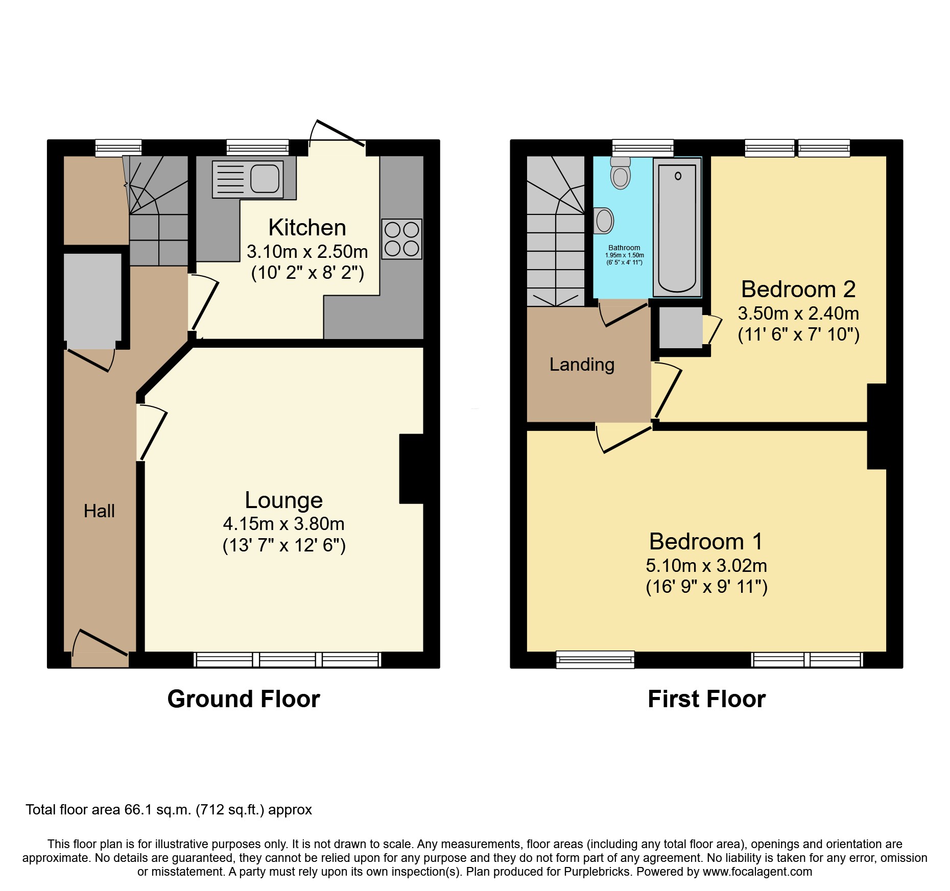 302, Glastonbury Road, Morden floorplan