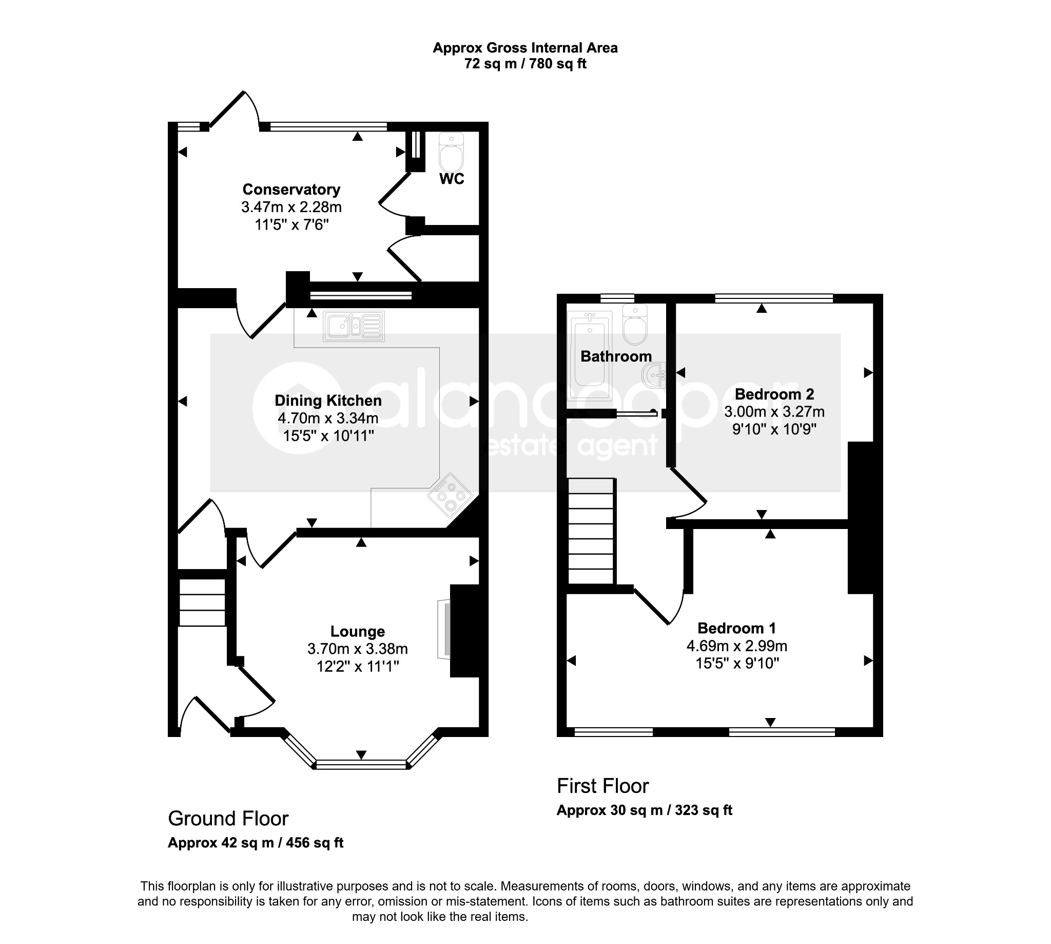 45 Wolvey Road, Bulkington, Warwickshire floorplan