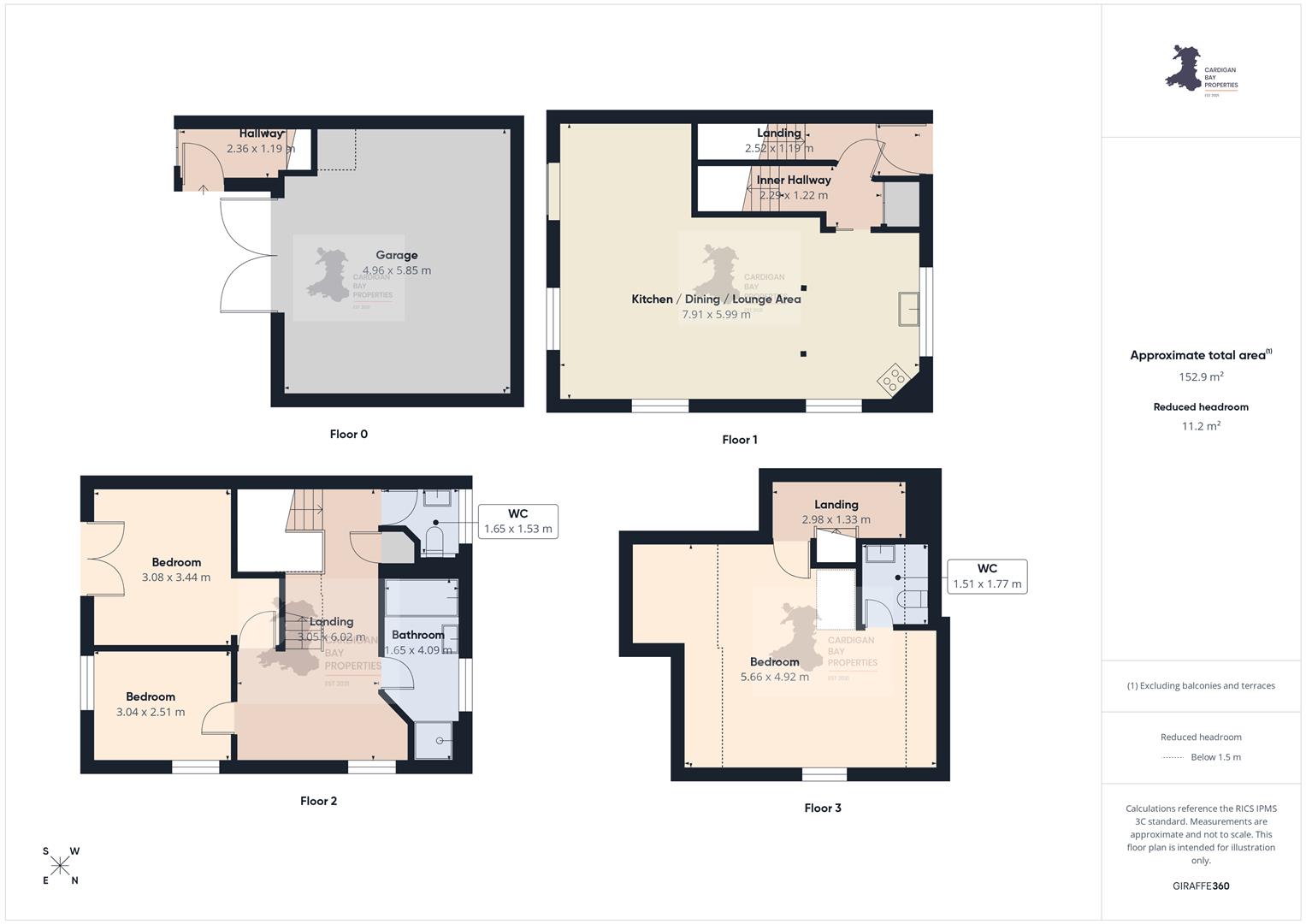 3, Abercerdin Mill, Llandysul, Ceredigion floorplan