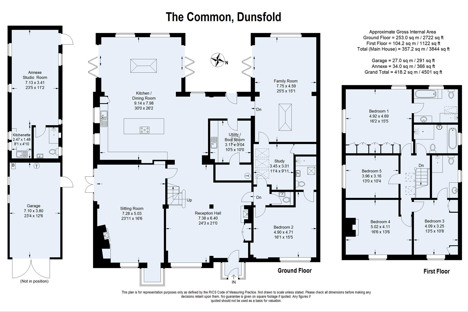 The Bricklayers House, The Common, Dunsfold floorplan
