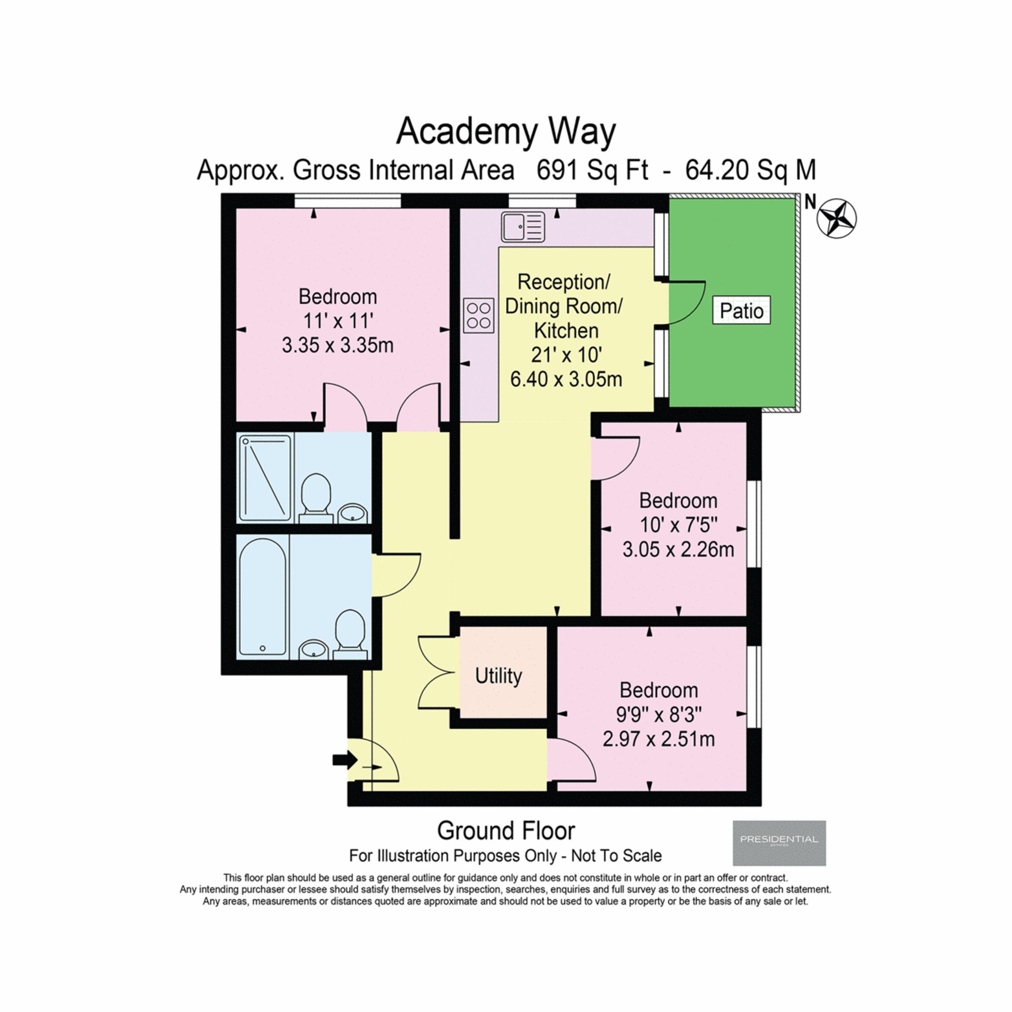 78 Academy Way, Loughton floorplan