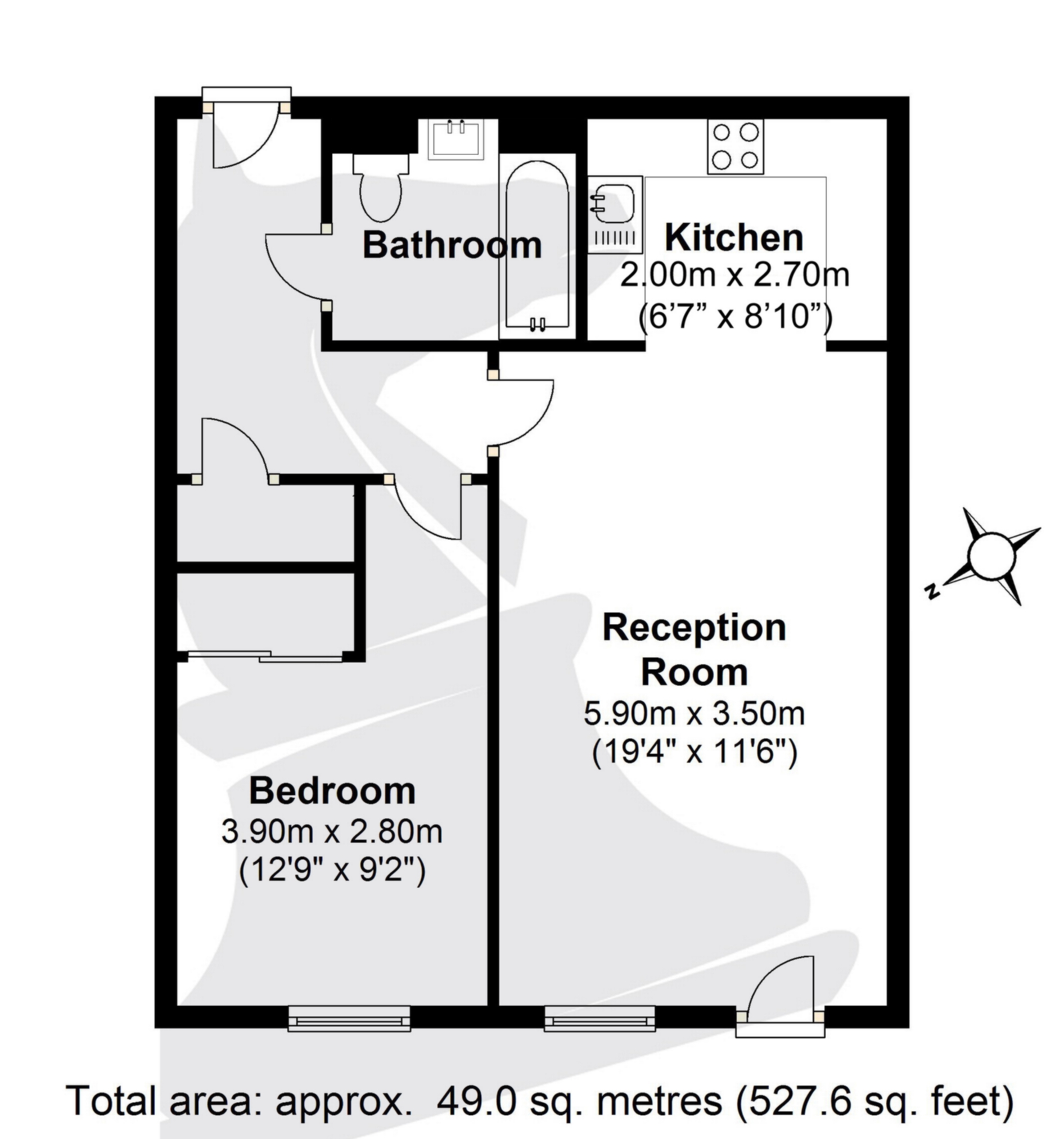 1 Bedrooms Flat to rent in Typographic Building, Clapham Road, Stockwell SW9