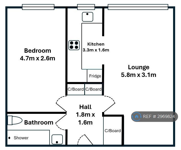 Rex Court, Haslemere floorplan
