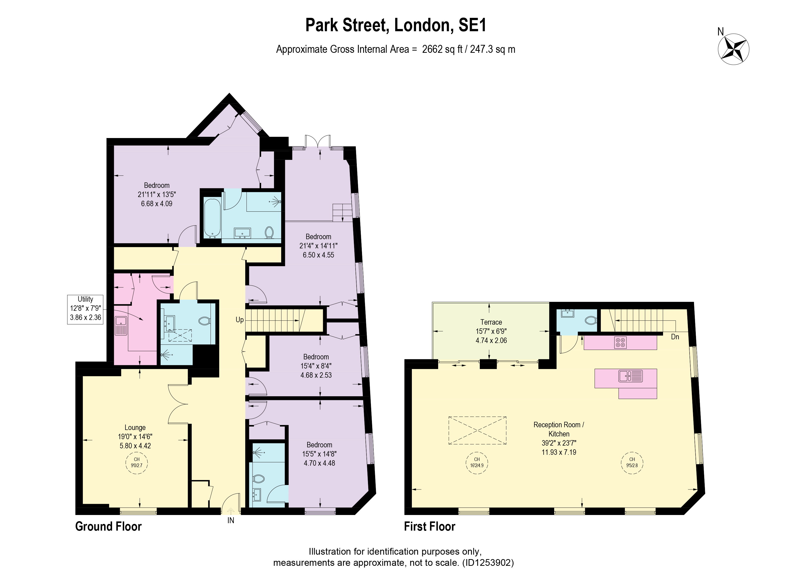 60B, Park Street, London floorplan