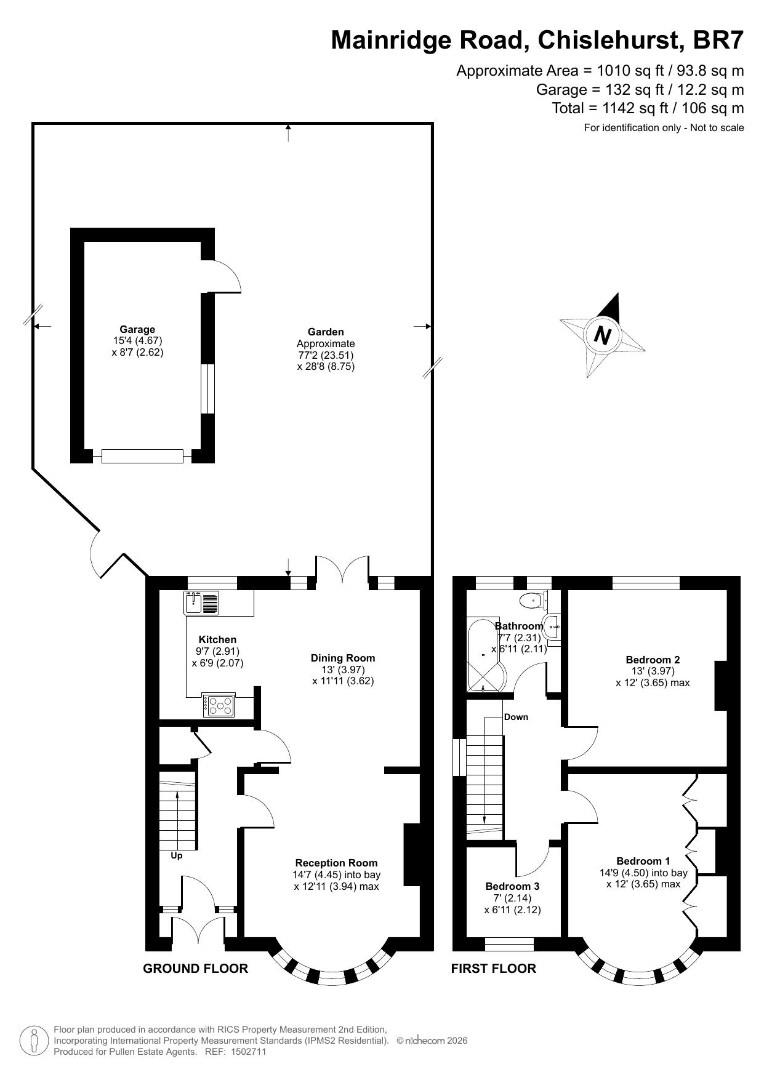 73, Mainridge Road, Chislehurst floorplan
