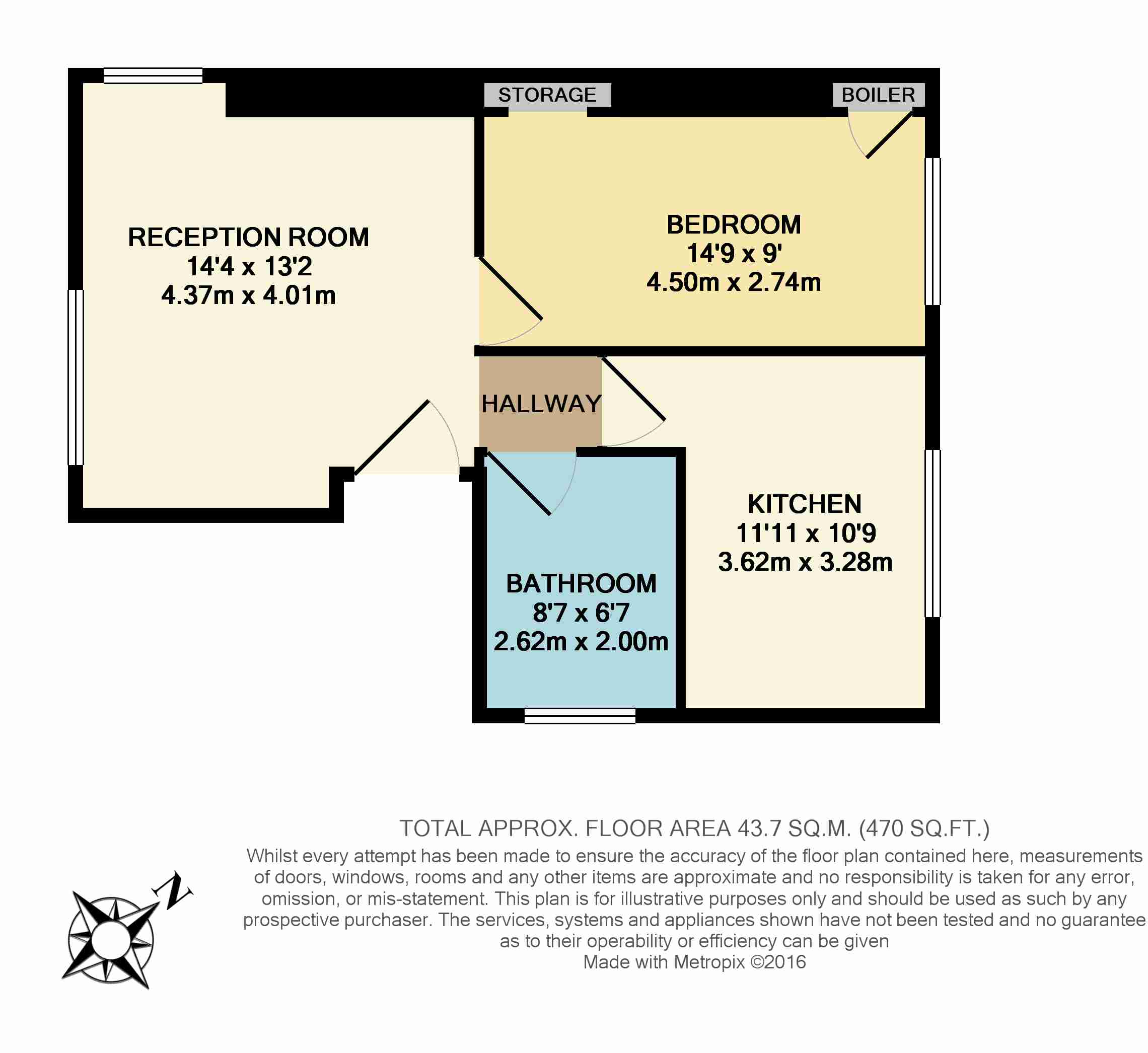 1 Bedrooms Flat to rent in Lauriston Road, Hackney E9