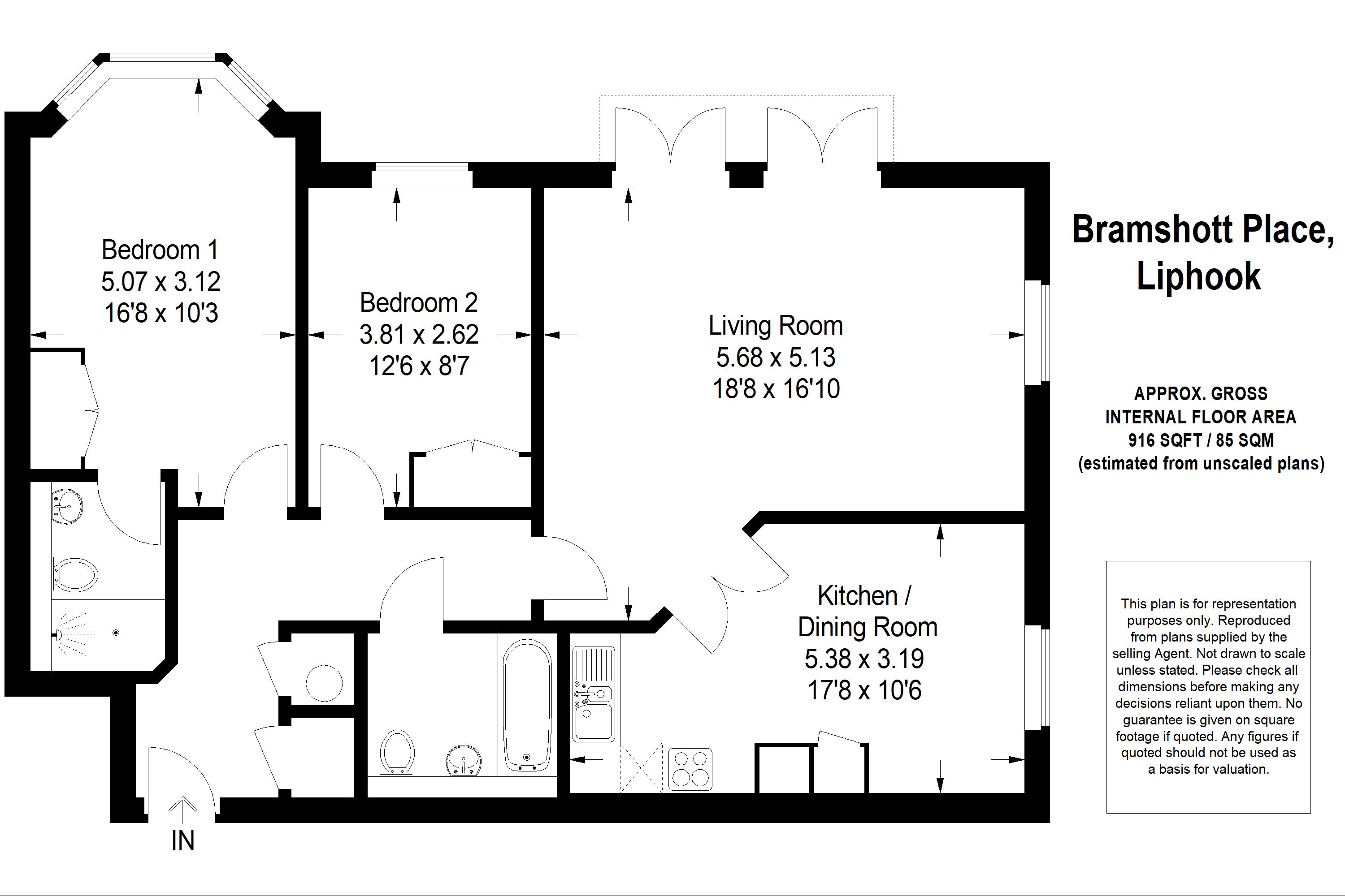 2 Bedrooms  for sale in Tudor Court, Liphook GU30