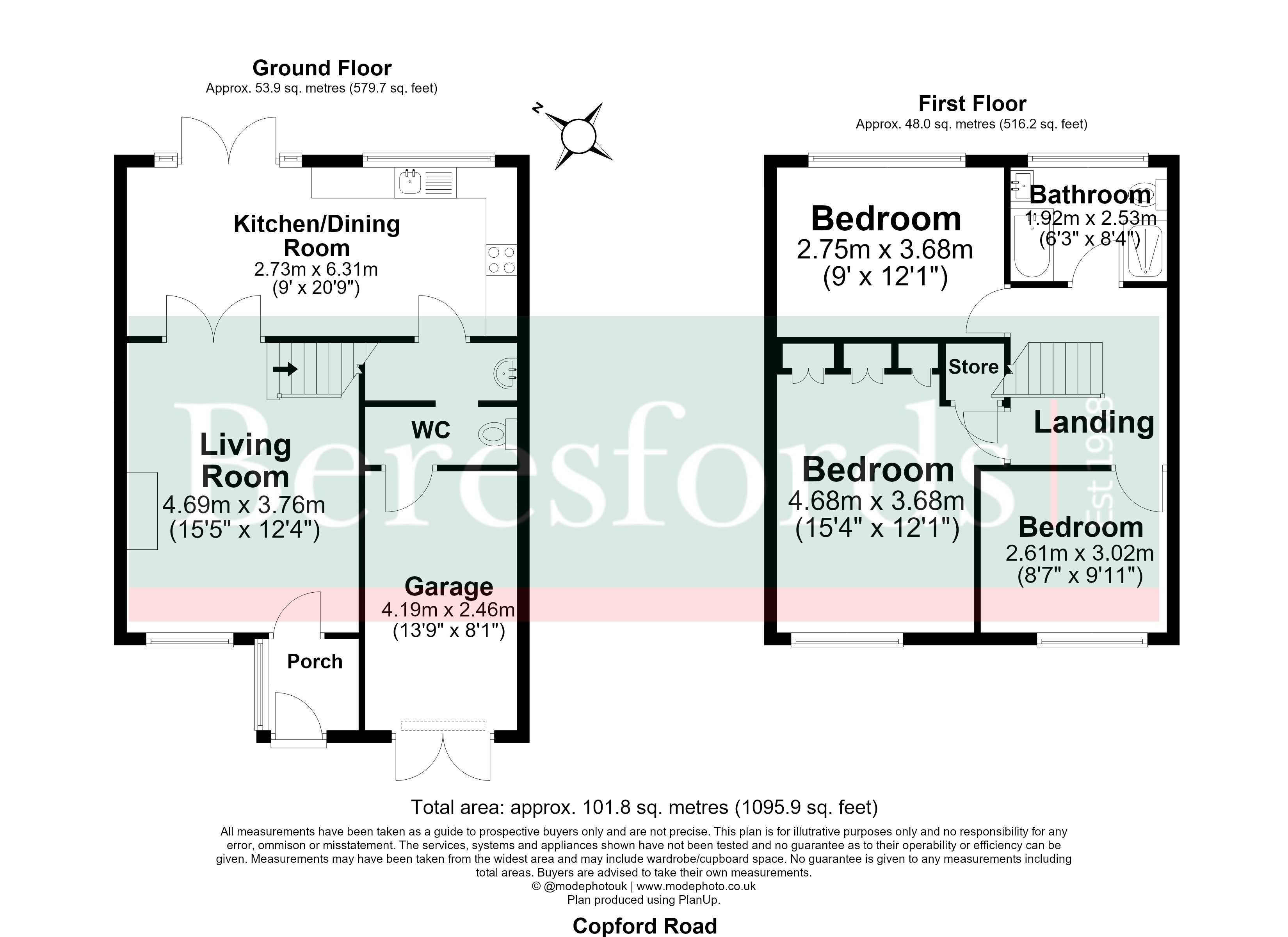 10, Copford Road, Essex floorplan