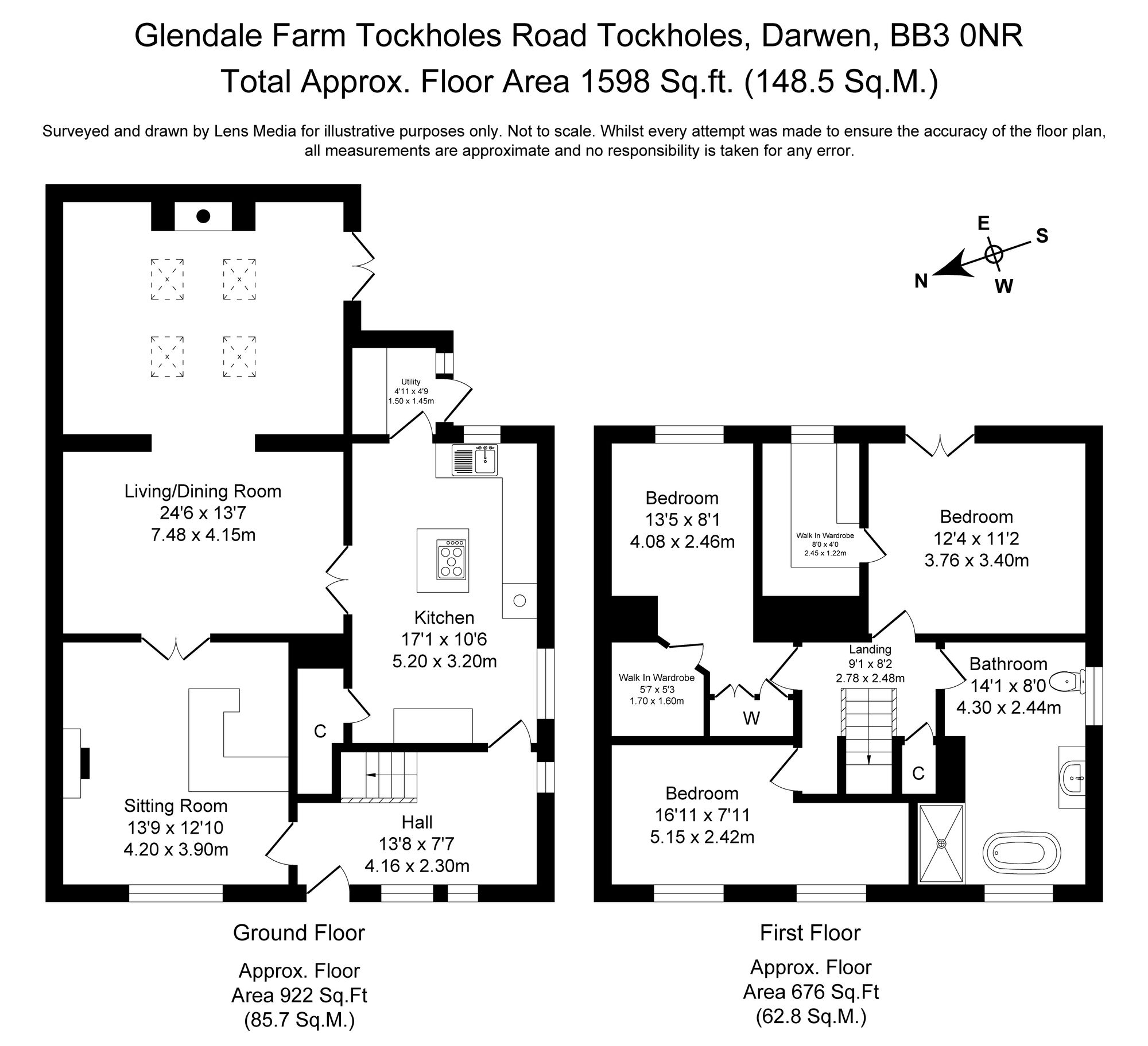 Glendale Farm Tockholes Road, Darwen floorplan