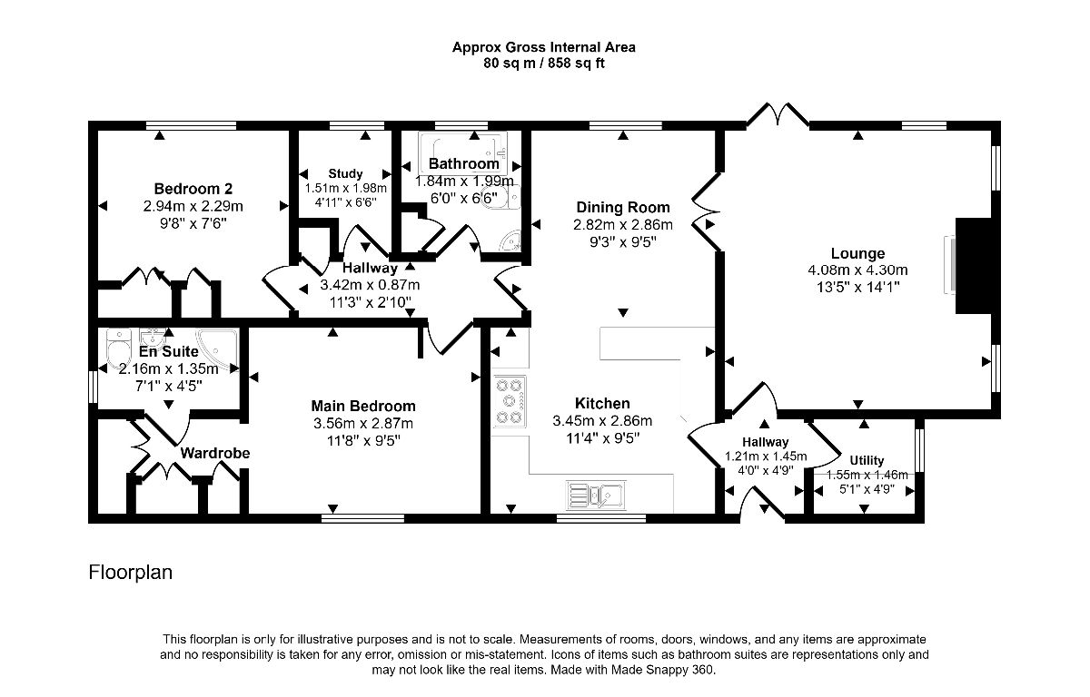20 Millers Way, Pilgrims Retreat, Maidstone floorplan