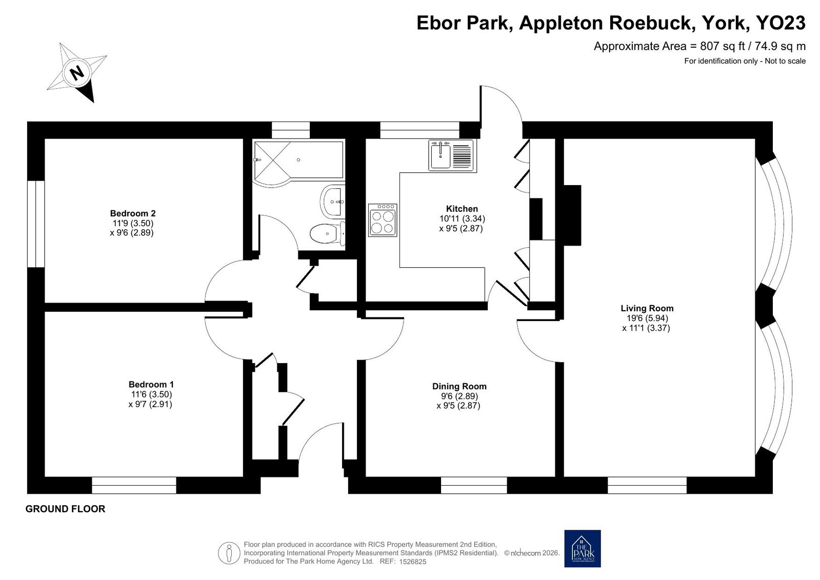 7, Ebor Park, York floorplan