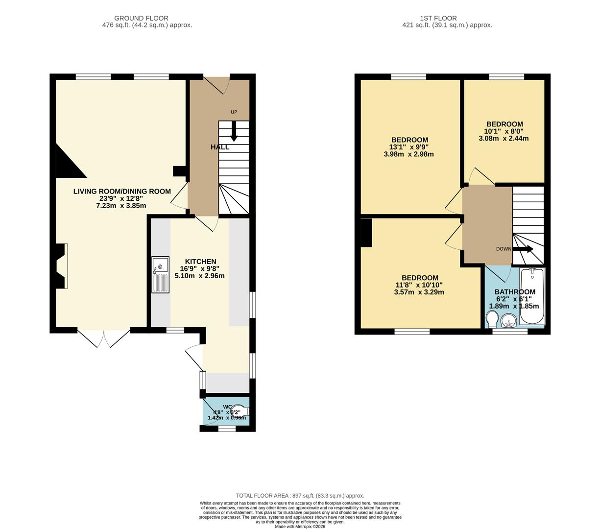 314, Exning Road, Newmarket floorplan